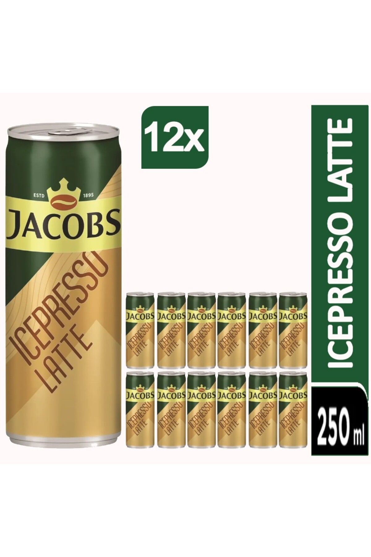 Jacobs Icepresso Latte Soğuk Kahve 12x250ml