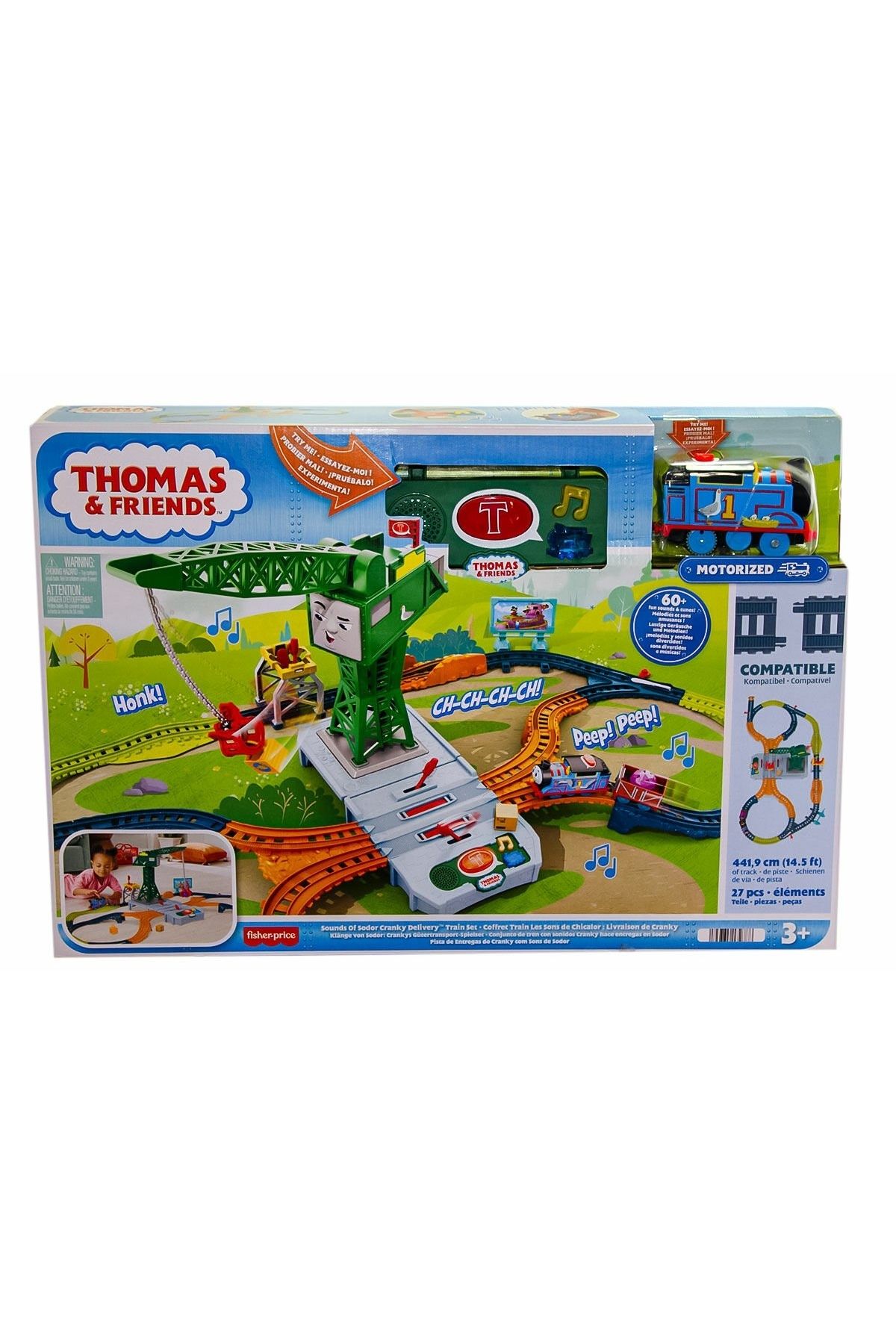 Mattel Hrc47 Thomas Ve Arkadaşları - Sodor un Sesleri - Büyük Teslimat™ Tren Seti
