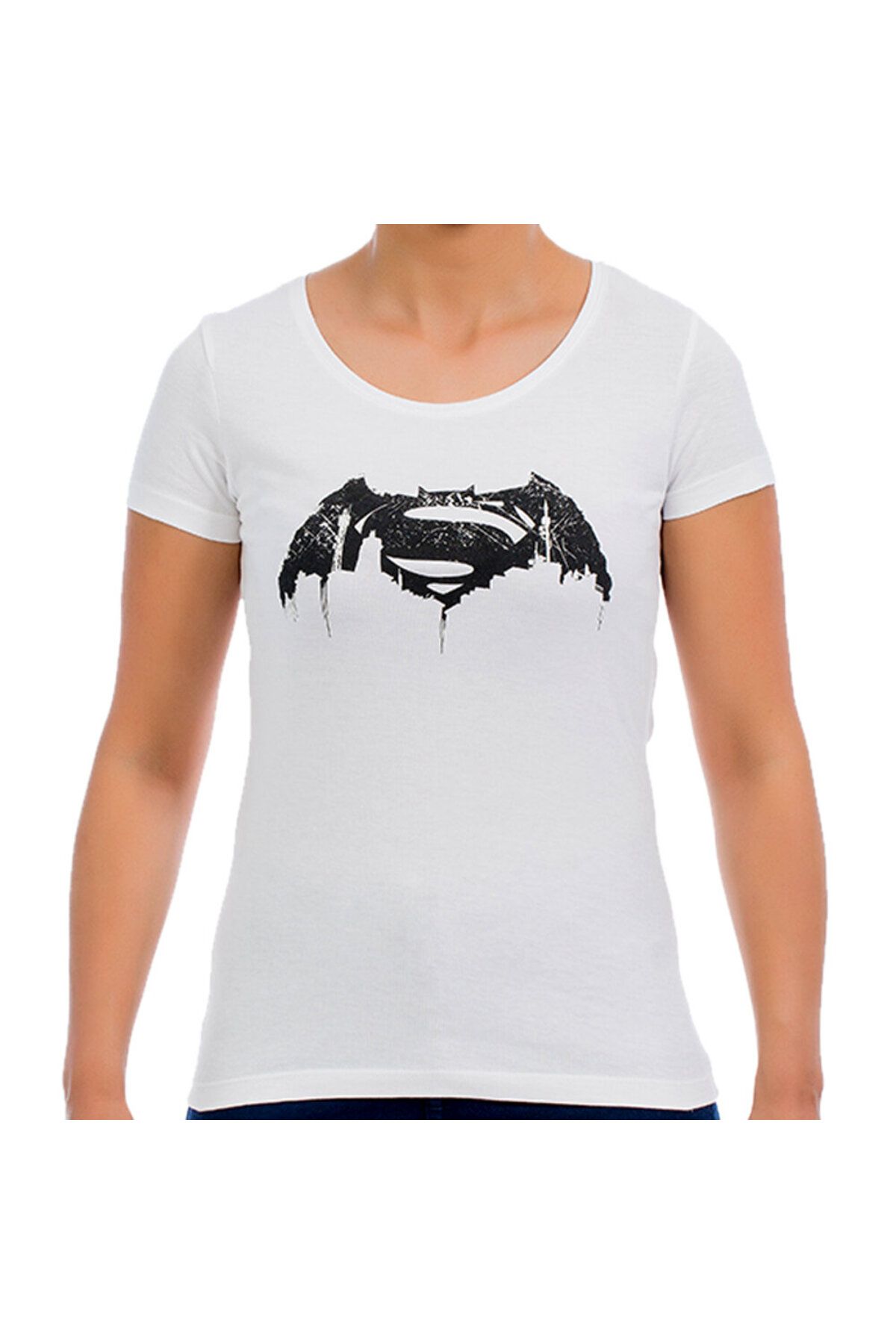 Batman Beyaz Kadın T-shirt