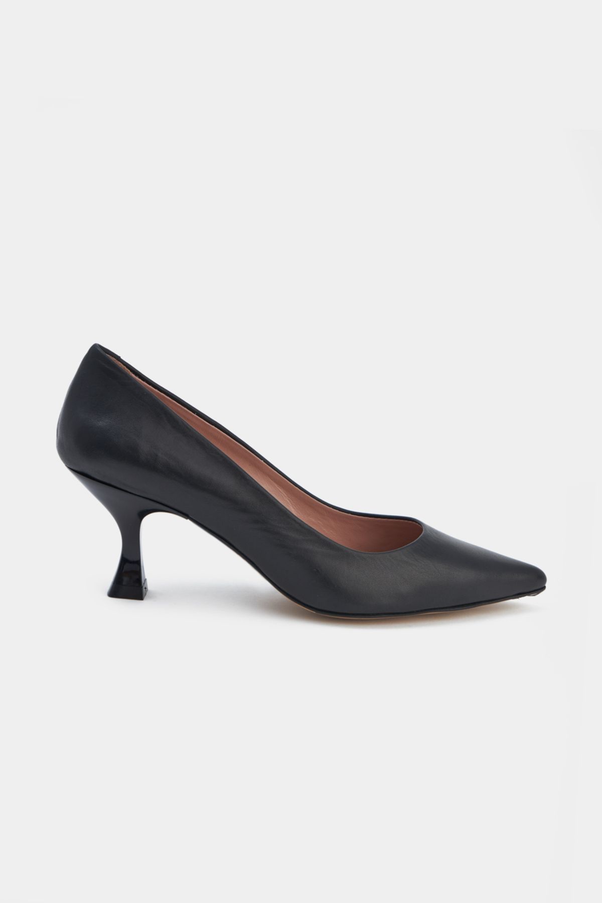 Perspective Siyah Renk Kısa Topuklu Kadın Ayakkabı