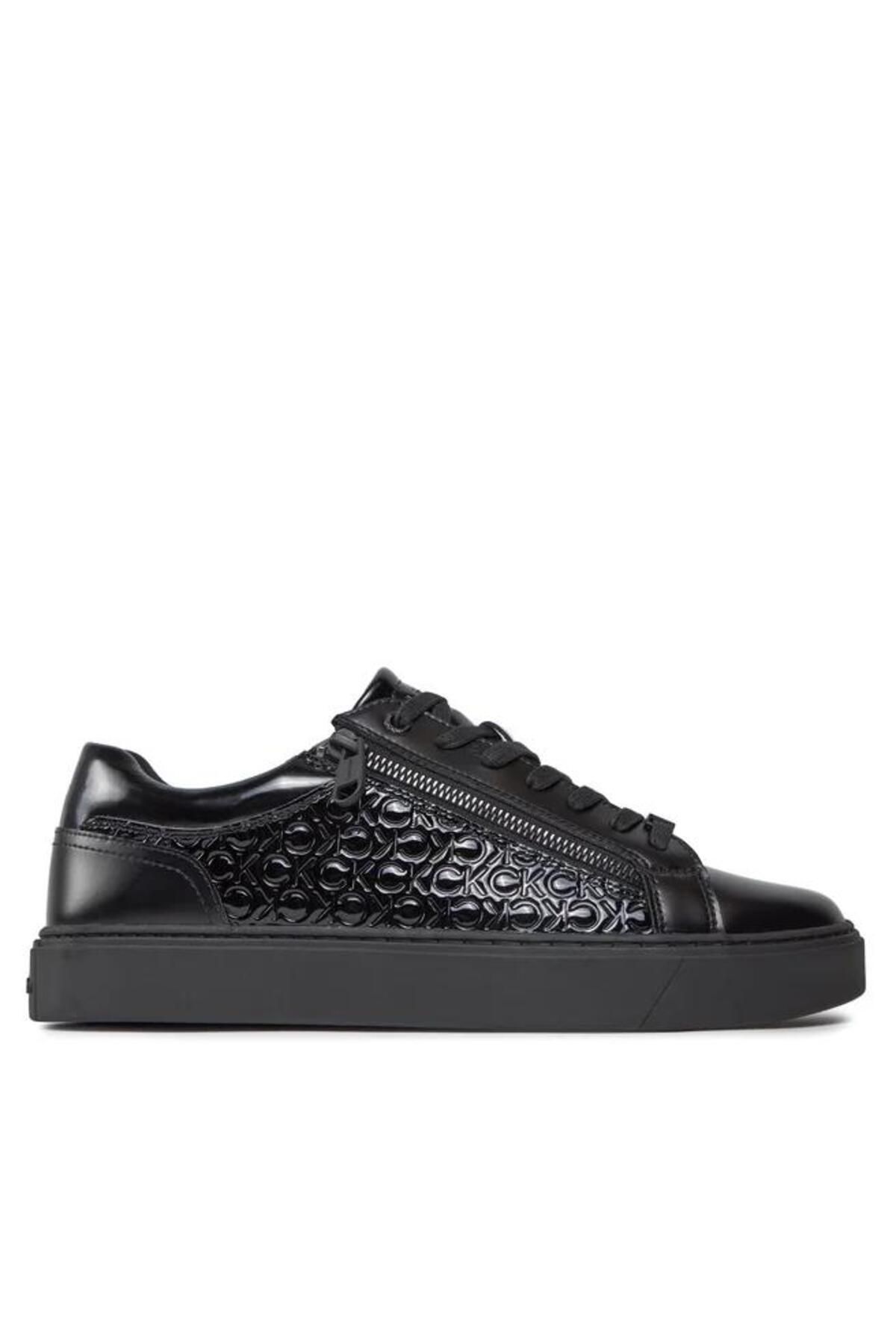 Calvin Klein LOW TOP LACE UP W/ZIP MONO