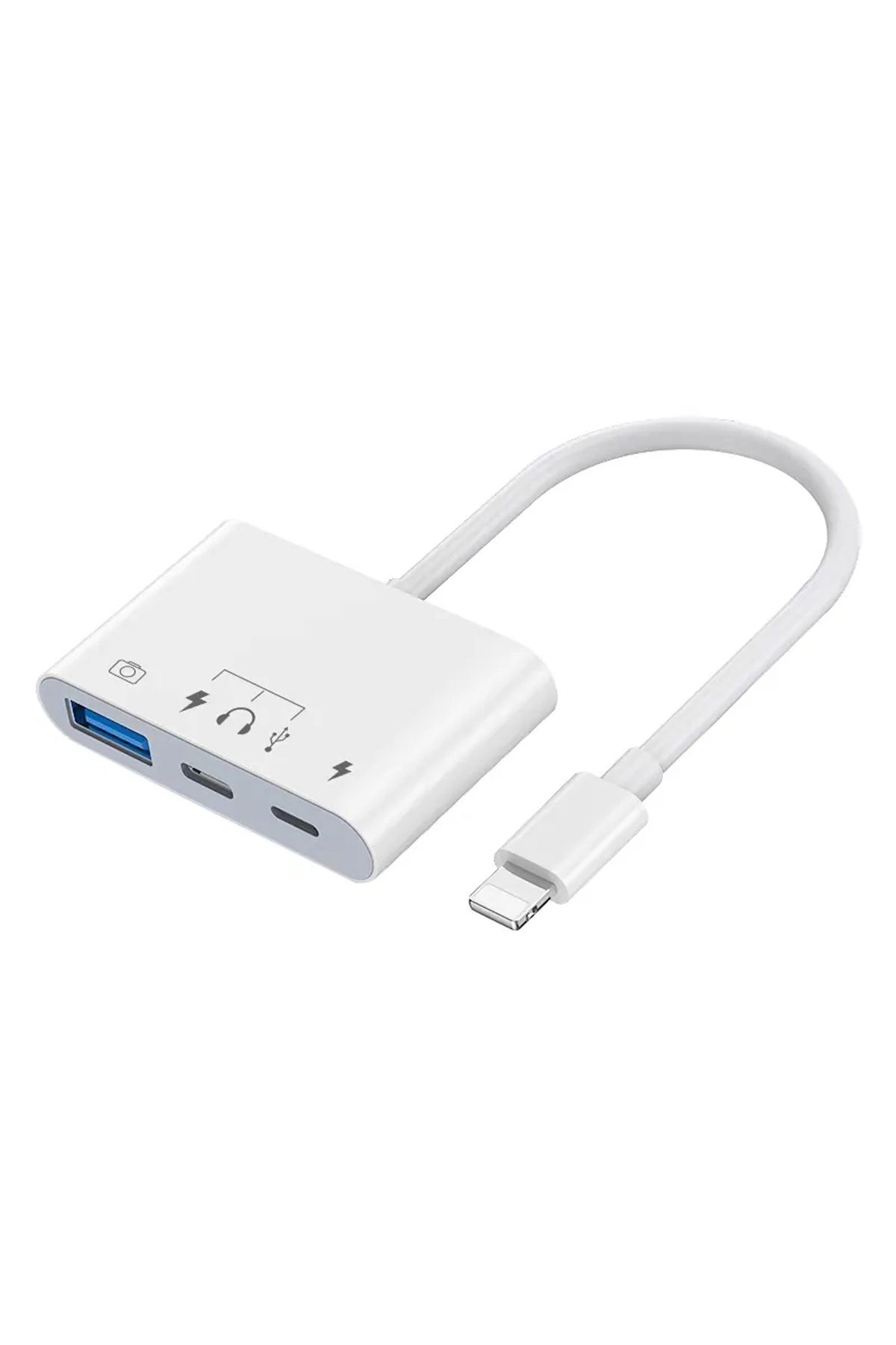Microcase Lightning to Type C USB iphone iPad Uyumlu Bağlantı Şarj ve Kamera Adaptörü - AL4134