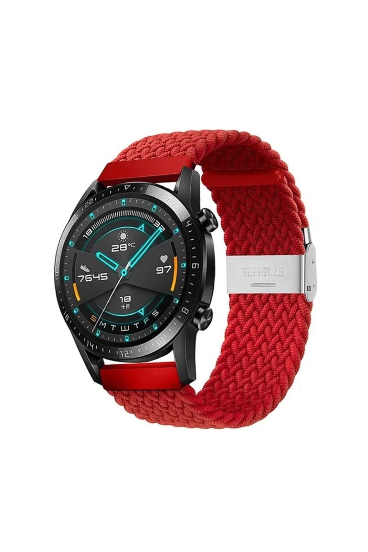 Genel Markalar Samsung Galaxy Watch Active 2 40-44 mm Uyumlu 20 mm Metal Klipsli Flexıble Kordon