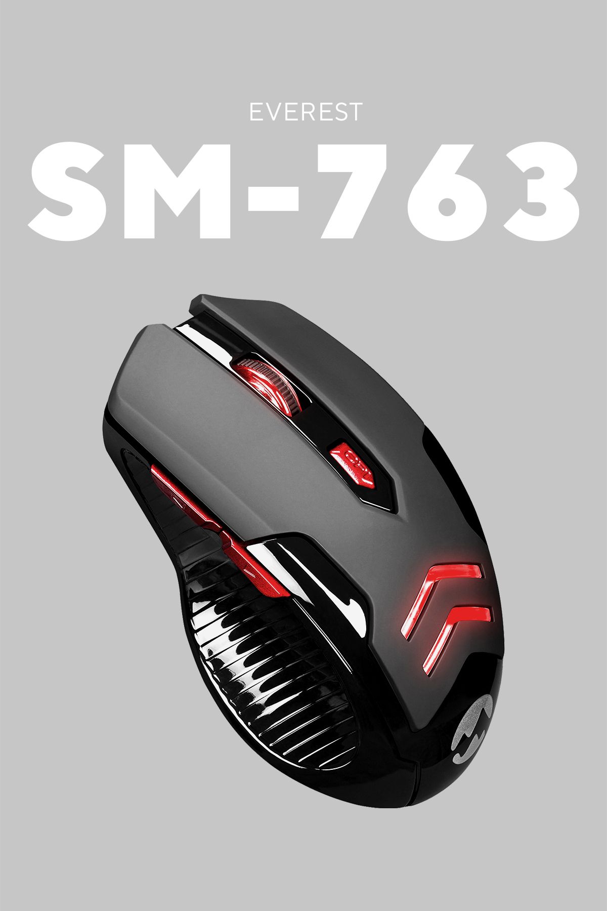 Everest Sm-763 2400 Dpi 2.4 Ghz Aydınlatmalı Gaming Oyuncu Kablosuz Mouse