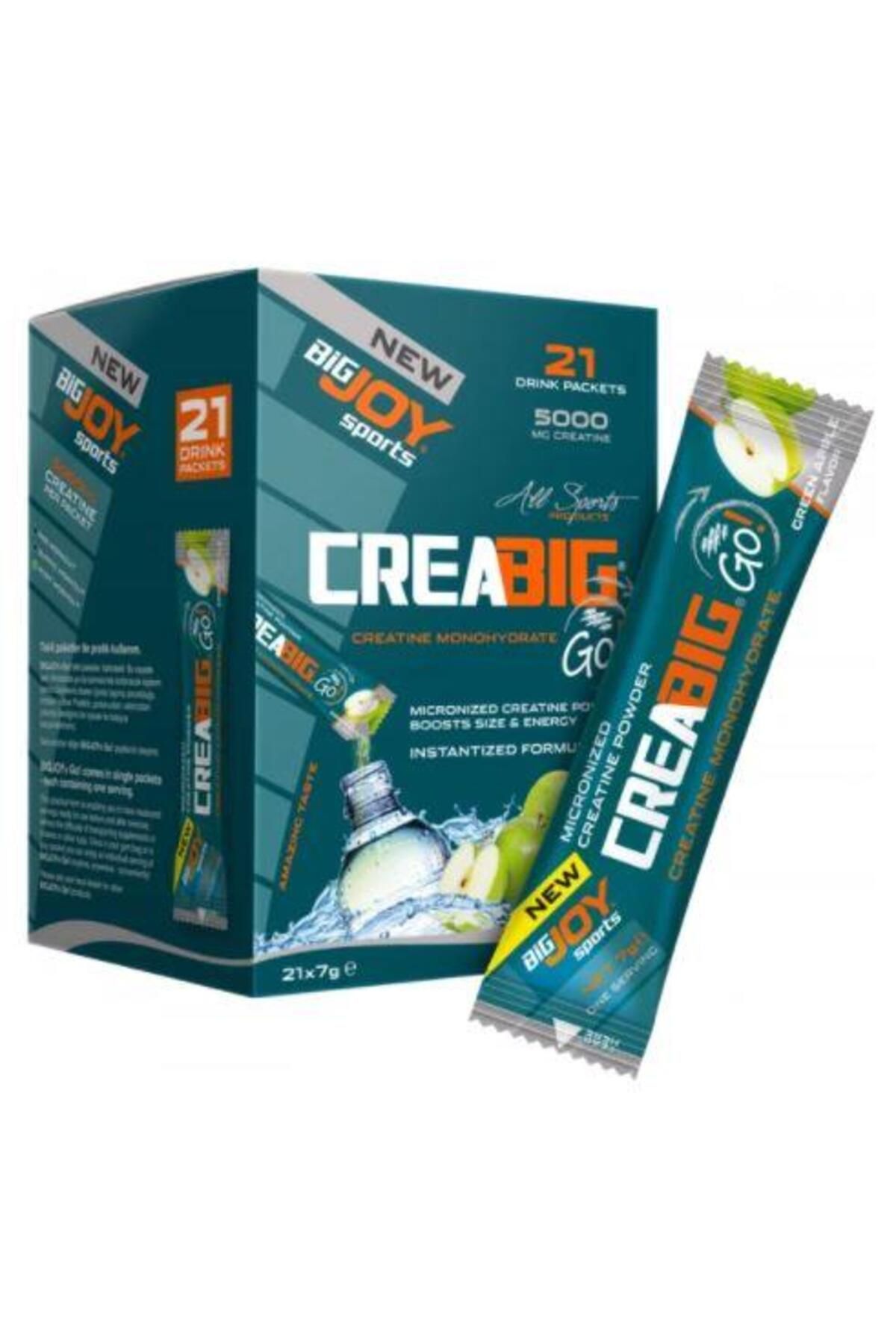 Bigjoy Sports Creabig Go Creatine Monohydrate 21 Adet Saşe %100 Mikronize Kreatin Amino Asit
