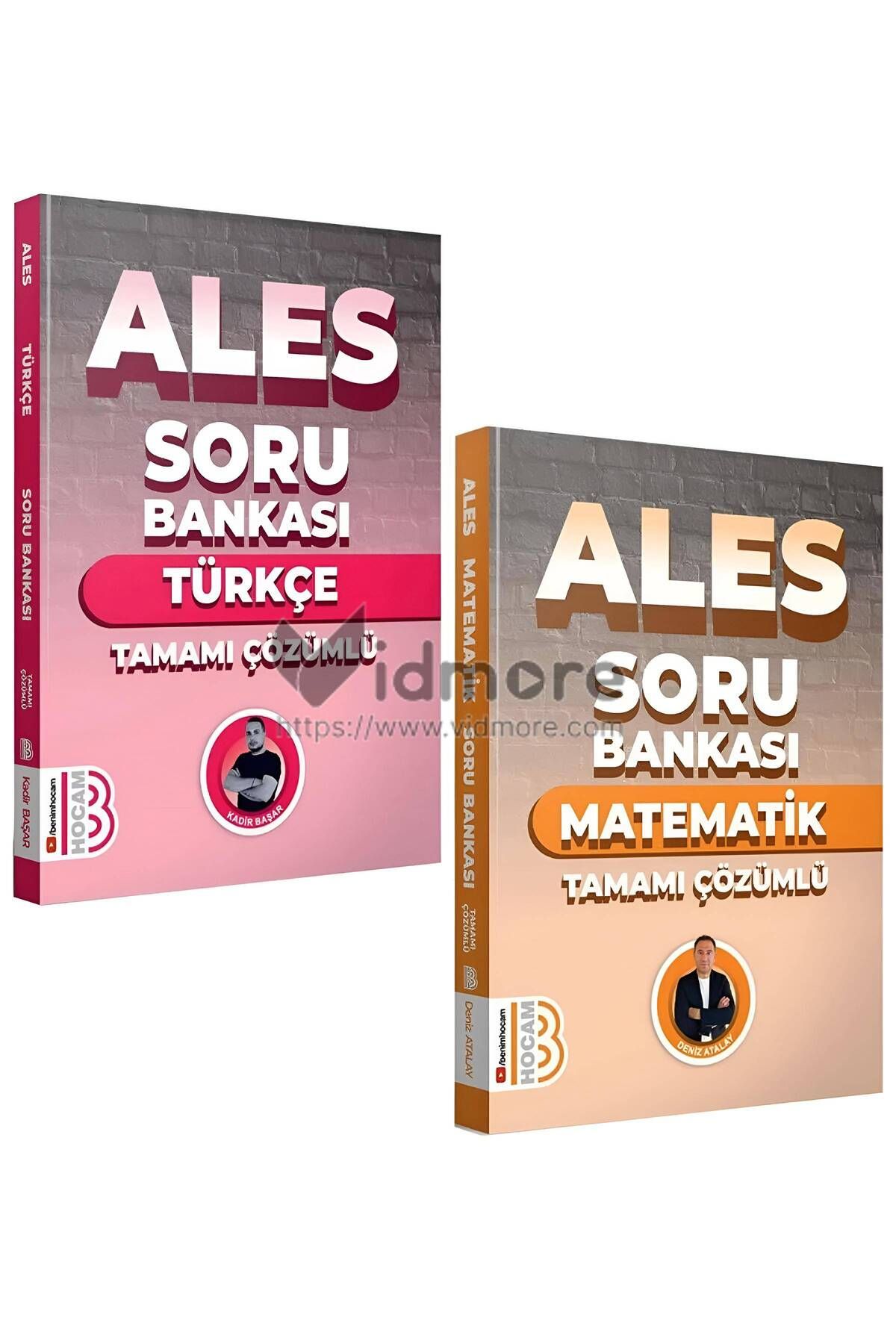 Benim Hocam Yayınları 2024 ALES Türkçe Tamamı Çözümlü Soru Bankası + Matematik Tamamı Çözümlü Soru Bankası