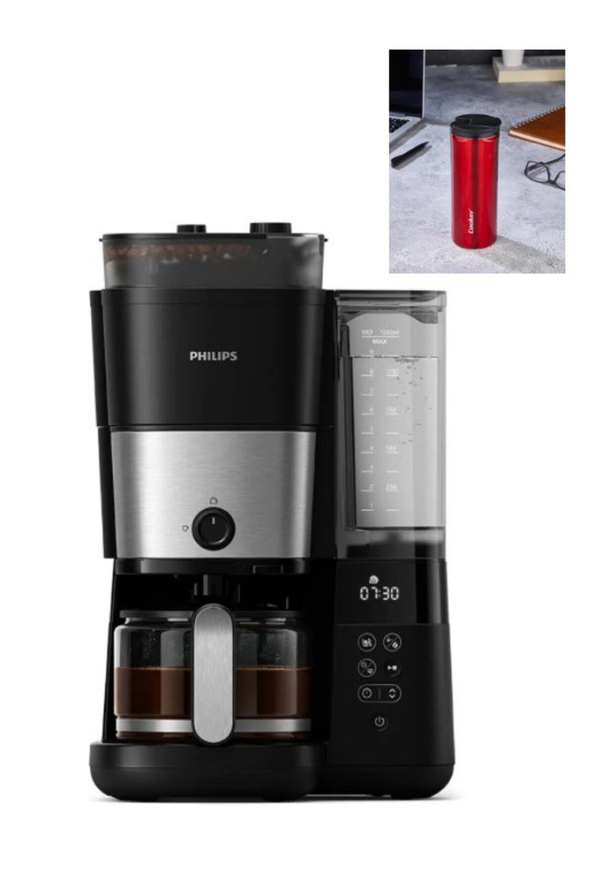 Philips HD7888/01 All-In-1 Brew Öğütücülü Filtre Kahve Makinesi - Cooker Termos Hediyeli