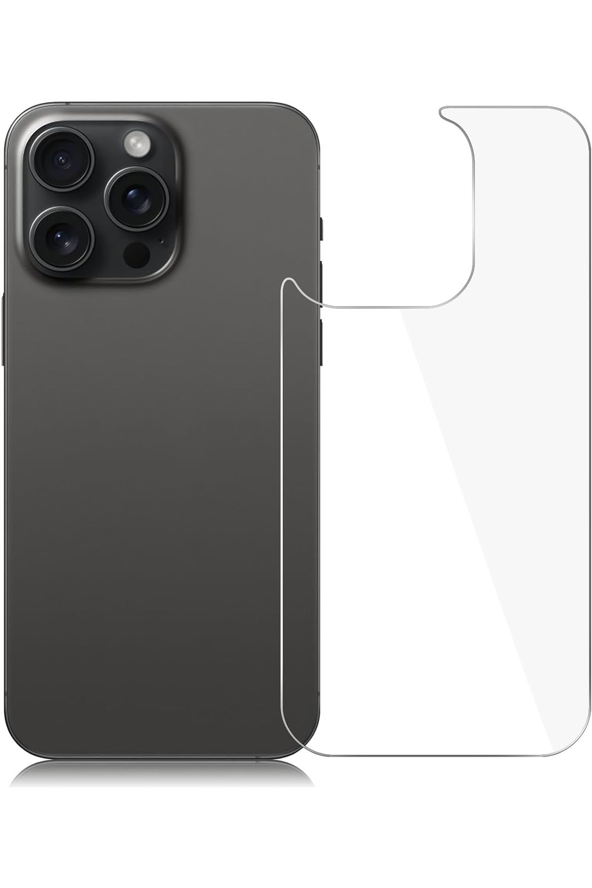 Powerfox Iphone 15 Pro Arka Kırılmaz Cam Ekran Koruyucu