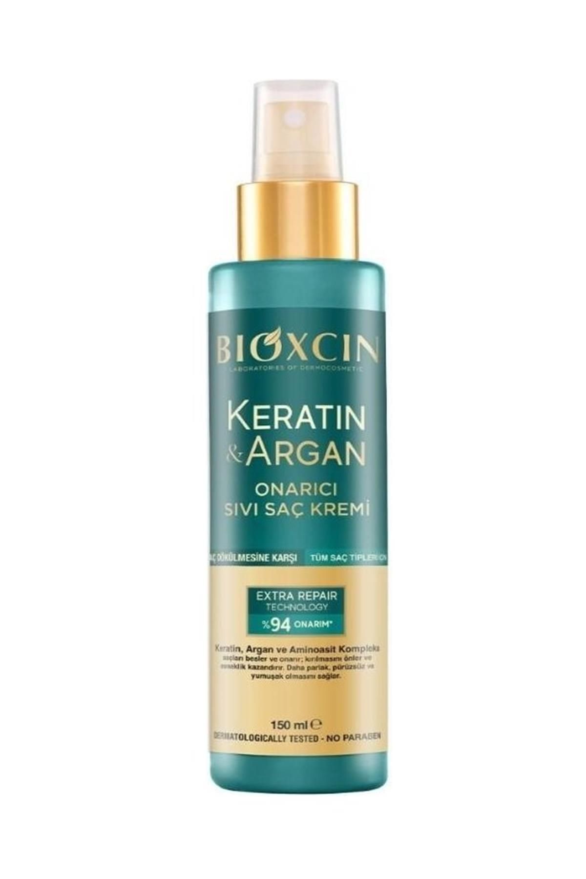 Bioxcin Keratin & Argan Onarıcı Sıvı Saç Kremi 150 Ml