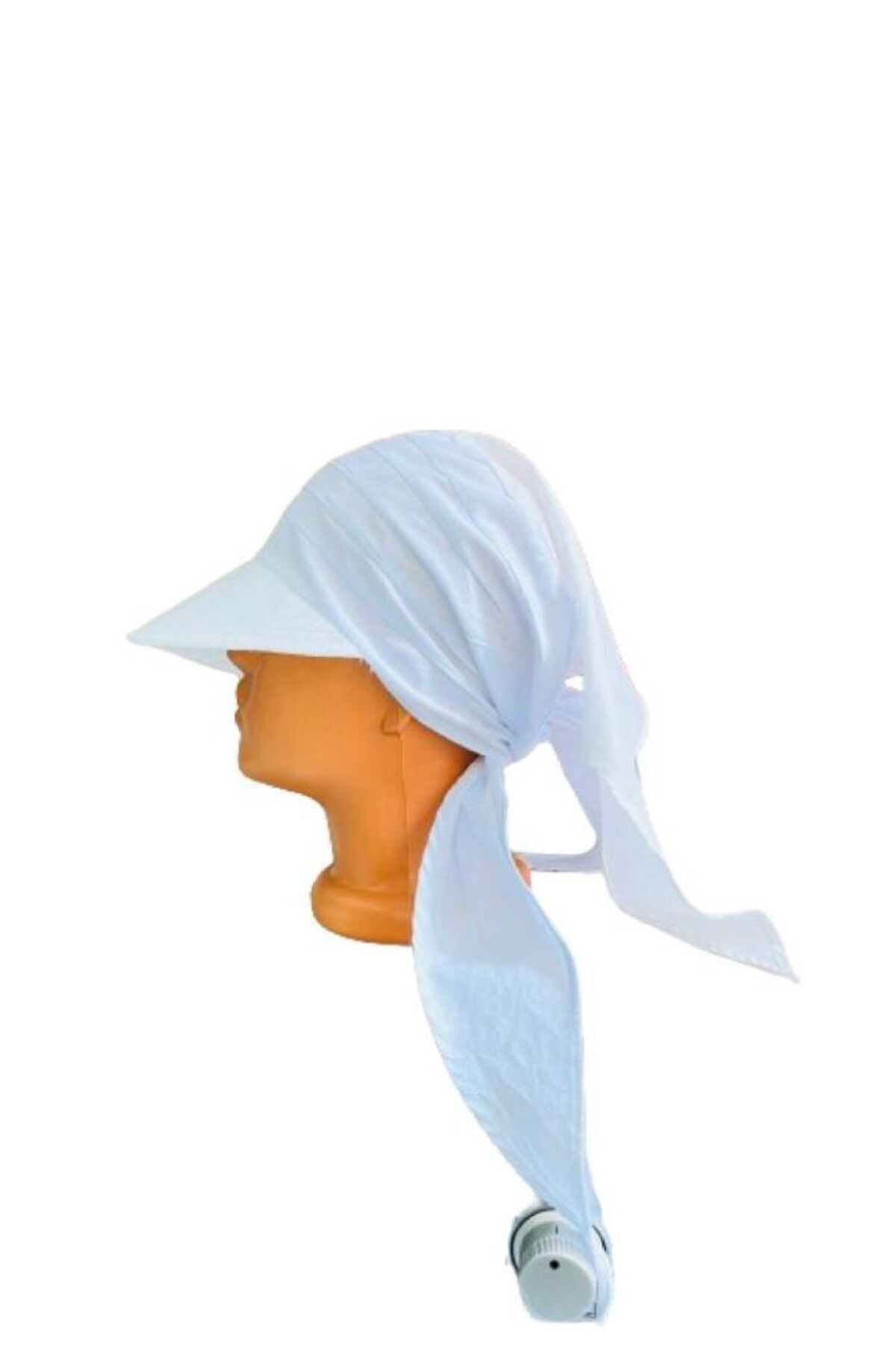 BERG Kadın Safari Bağlamalı Eşarp Siperli Bandana Plaj Şapkası