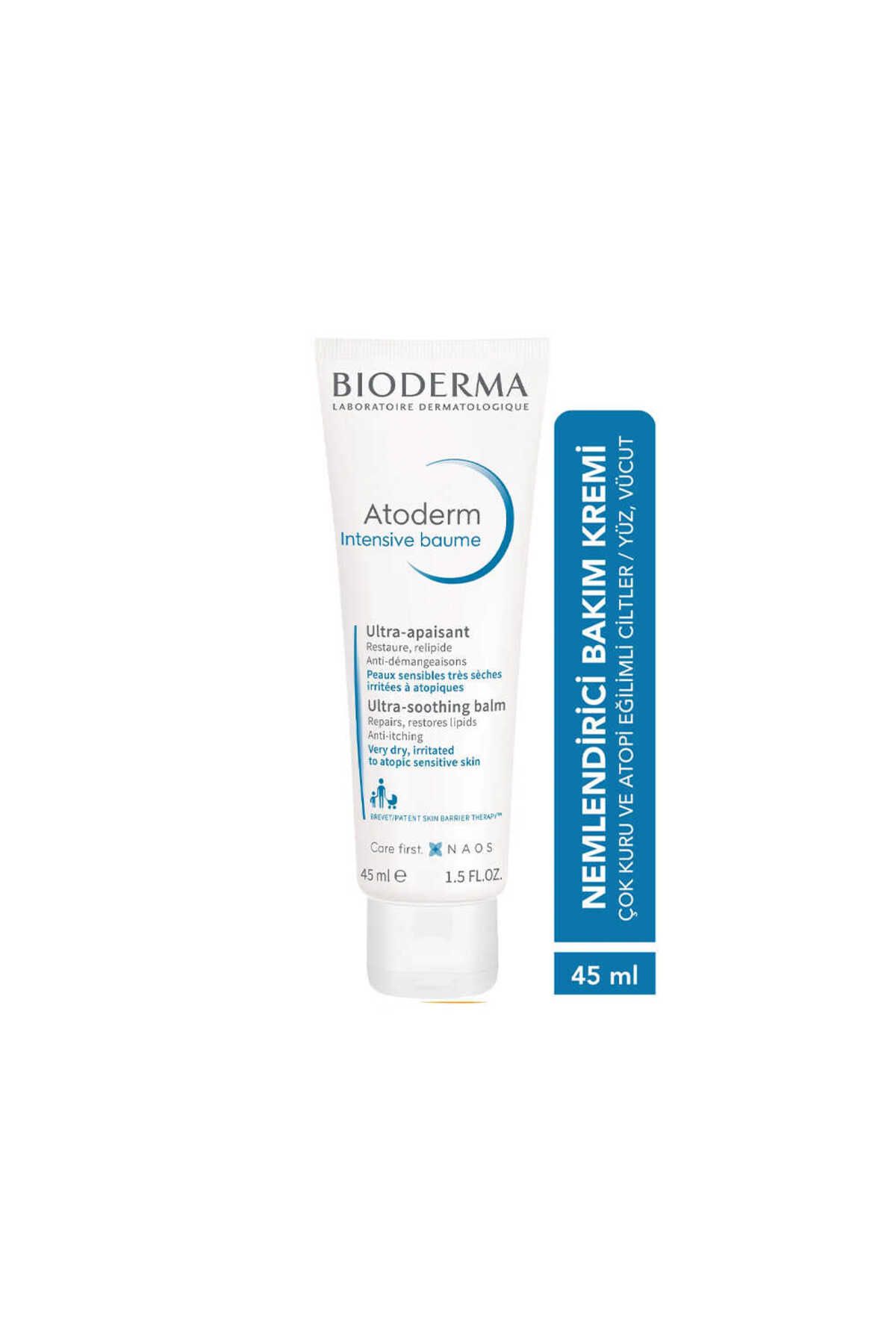 Bioderma Atoderm Intensive Baume Kuru ve Atopiye Eğilimli Ciltler İçin Nemlendirici Bakım Kremi 45ml