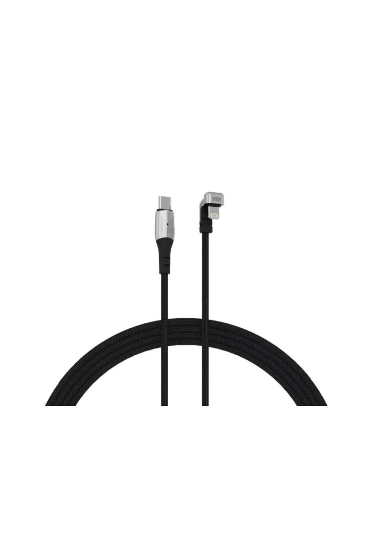 Syrox C132tl 30w Pd Type-c Lightning Iphone Oyun Için Özel Tasarim Hasir Hızlı Şarj Data Kablosu