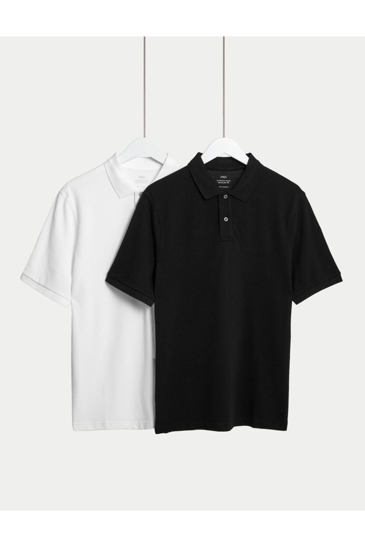 Marks & Spencer Saf Pamuklu 2'li Polo Yaka T-Shirt Seti