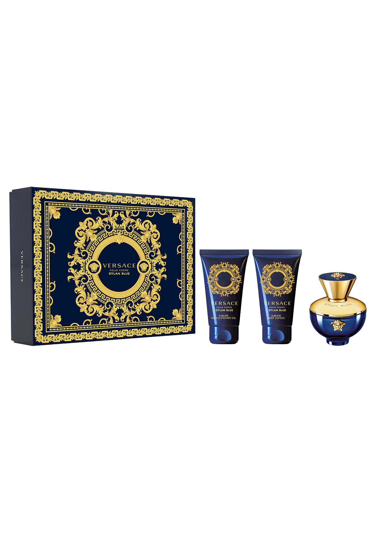 Versace Dylan Blue Pour Femme EDP (50 ML PARFÜM +DUŞ JELİ 50ML+VÜCUT LOSYONU 50ML)