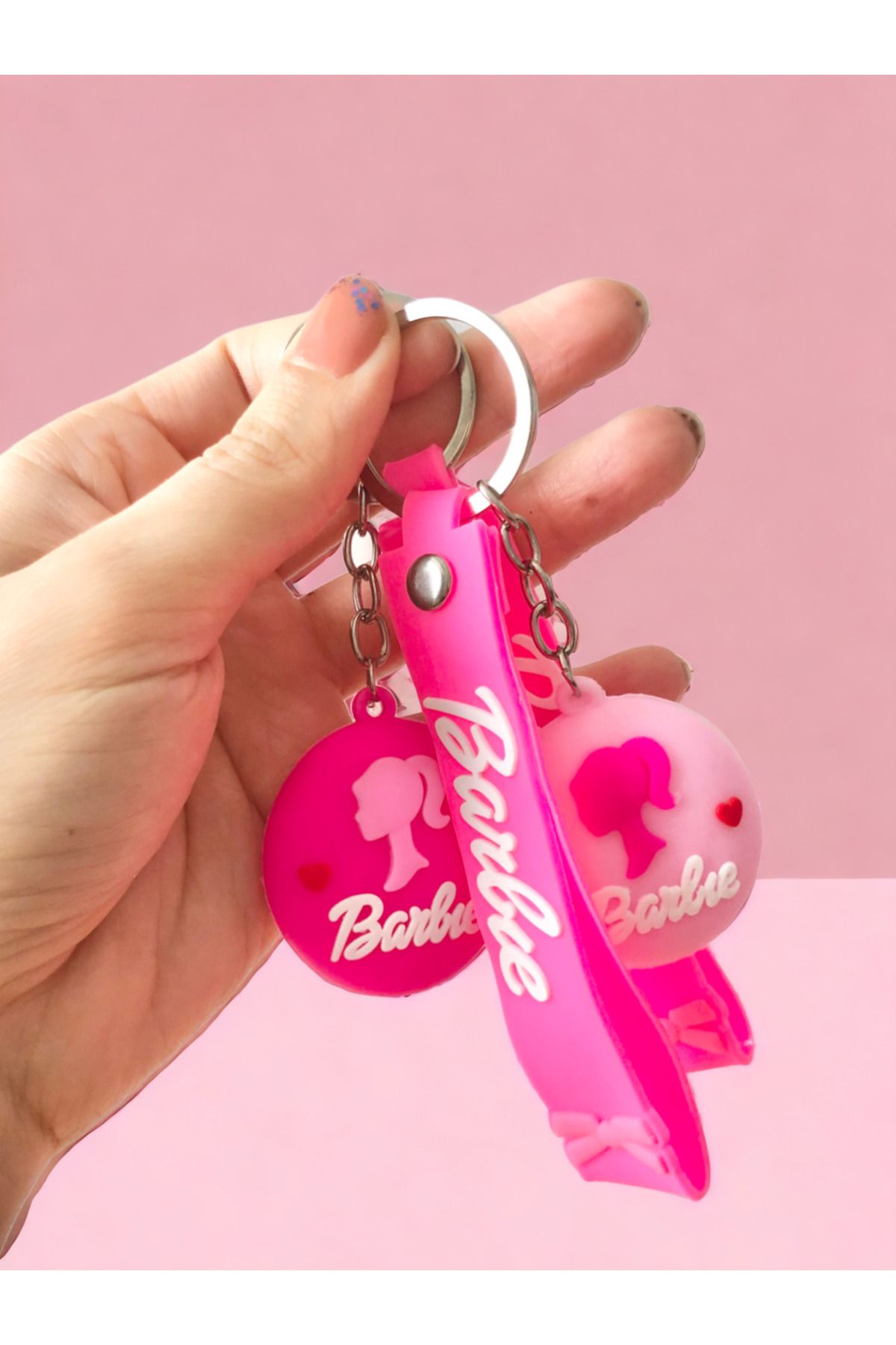 PERFECT 2'li Barbie Silikon Anahtarlık