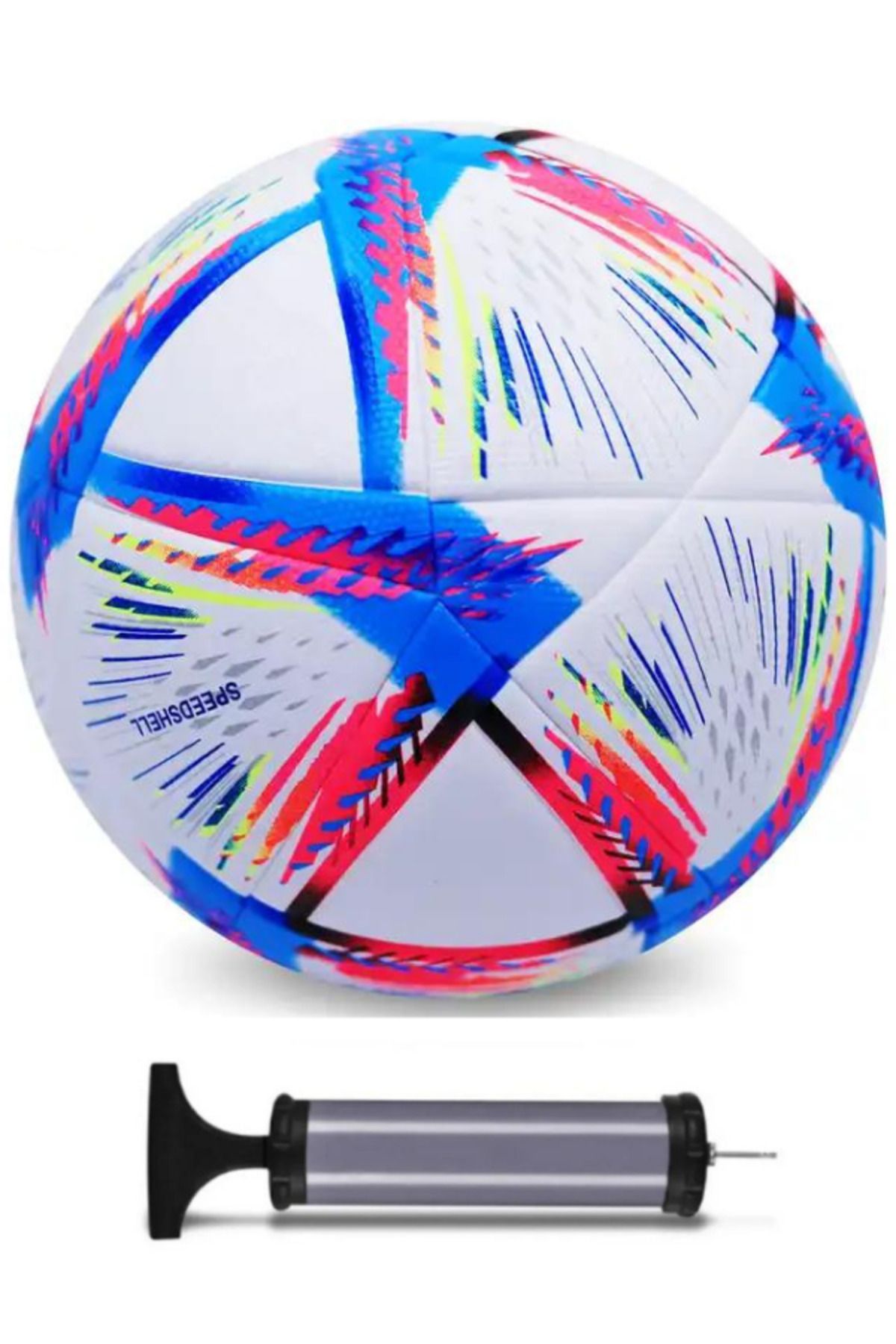 Janissary Dünya Kupası Tasarımı Futbol Topu, 5 Numara, Halı Saha Topu, Maç Topu + Pompa