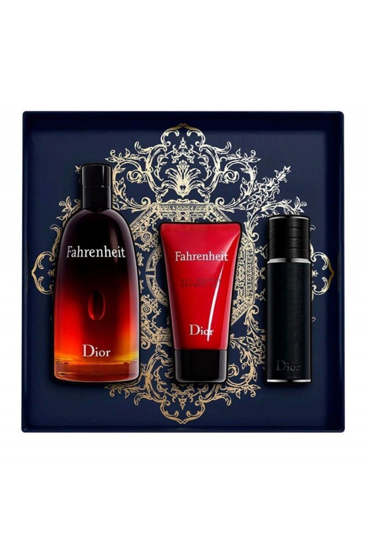 Dior Fahrenheit Homme Erkek Parfüm Edt 100 Ml+Shower Gel 50 Ml+Edt 10 Ml Set
