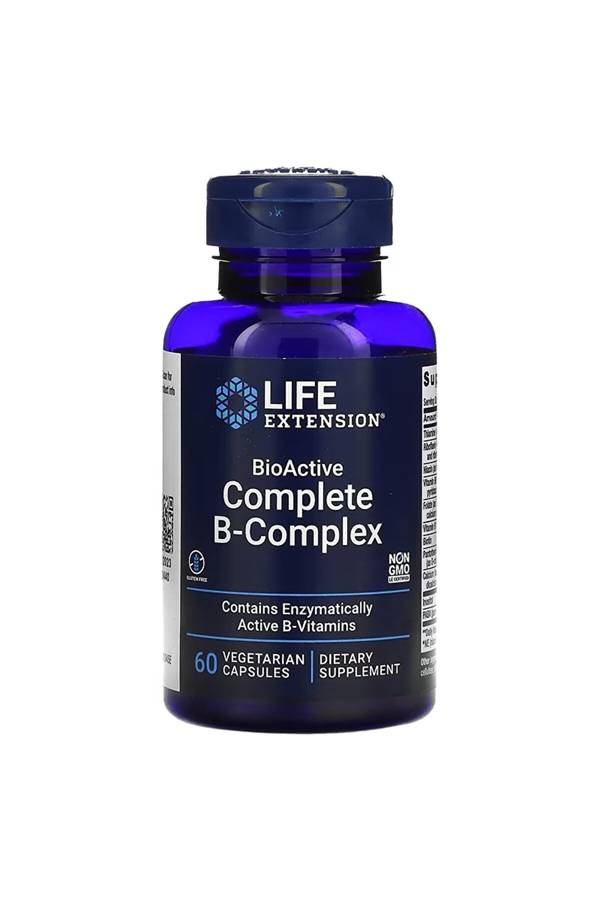 Life Extension BioActive Complete B-Complex 60 Vegetarian Capsules ...