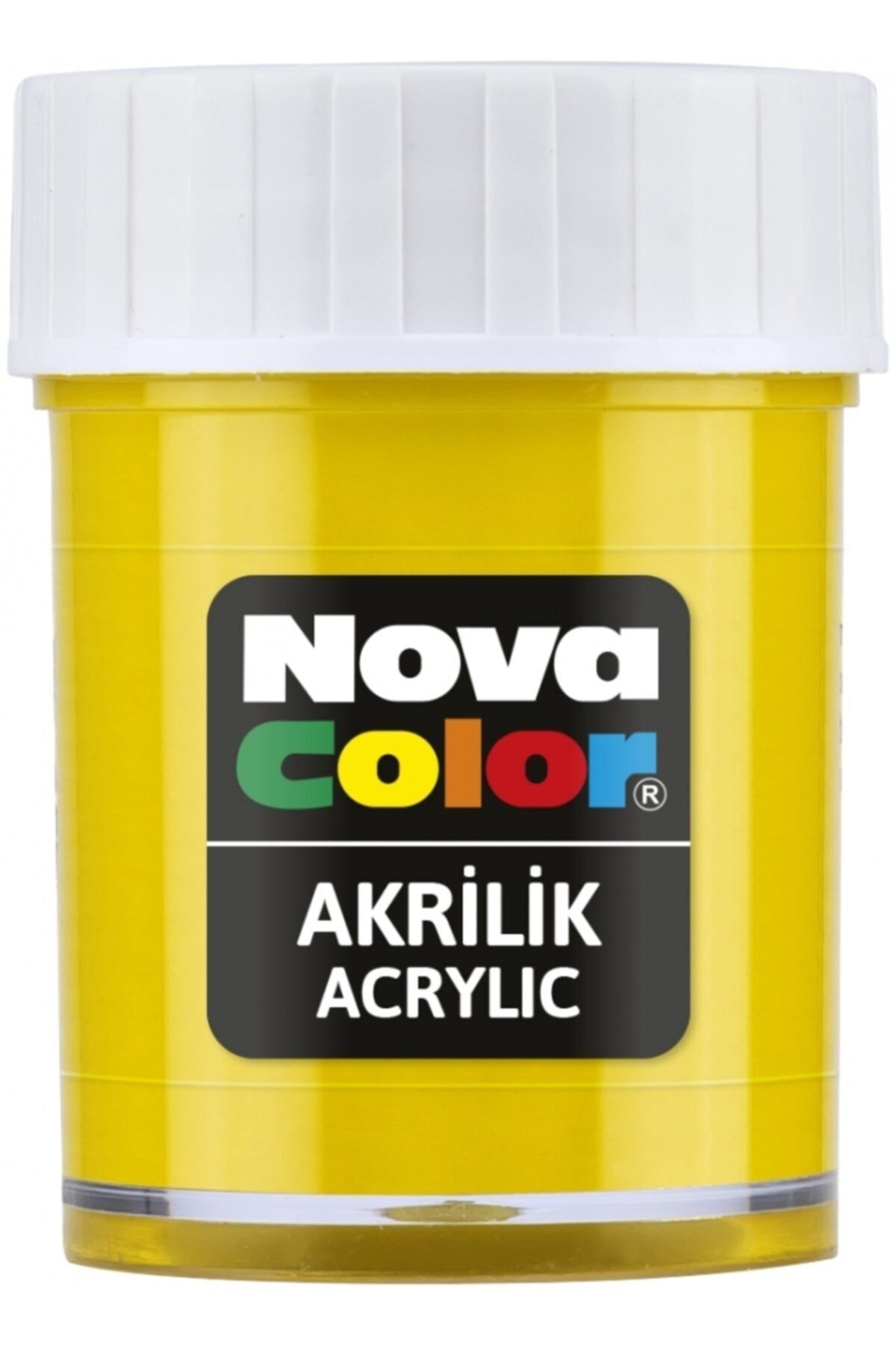 Nova Color 169 Akrilik Boya Sarı Şişe