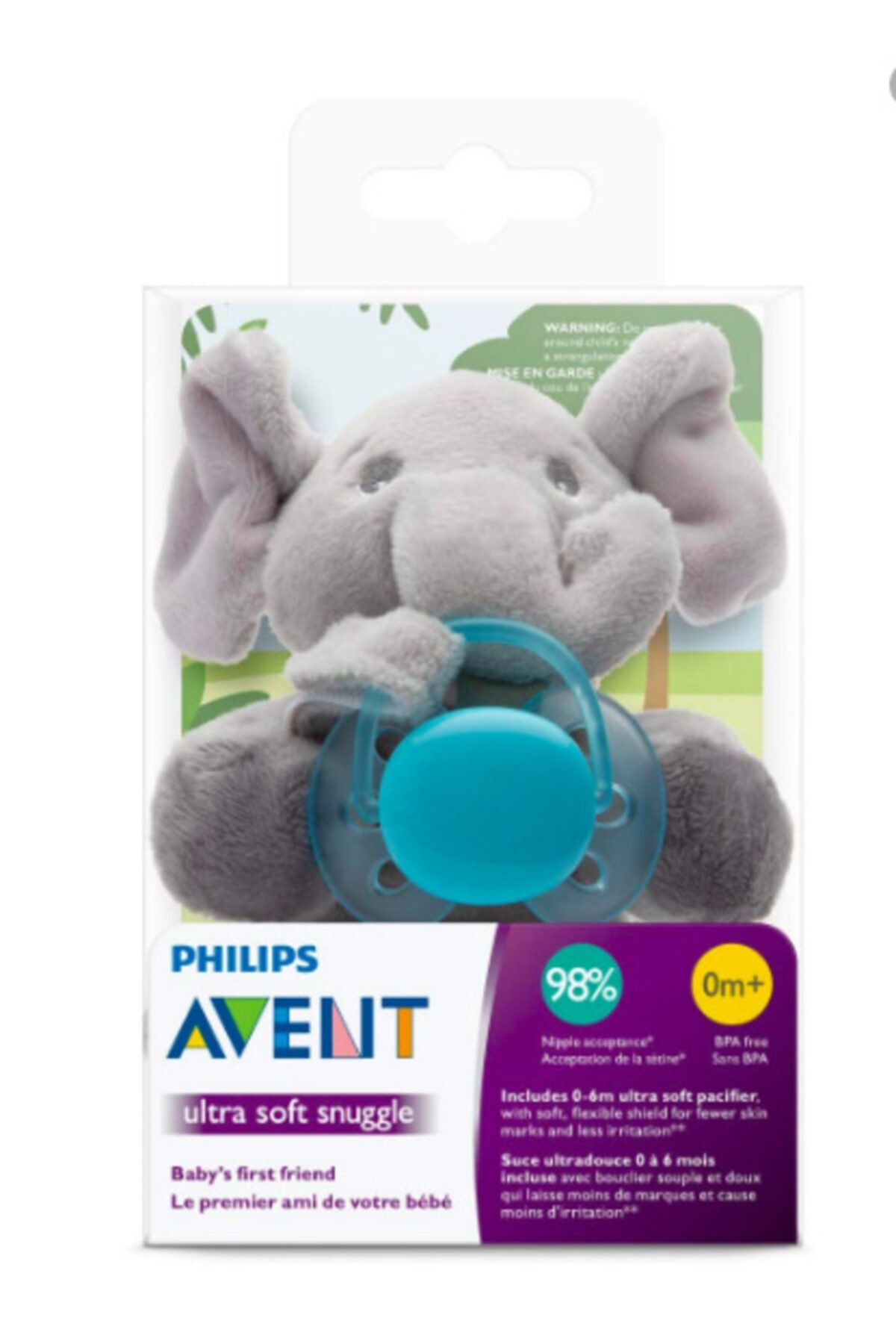 Philips Avent Uyku Arkadaşlı Emzik Ultra Soft (fil)