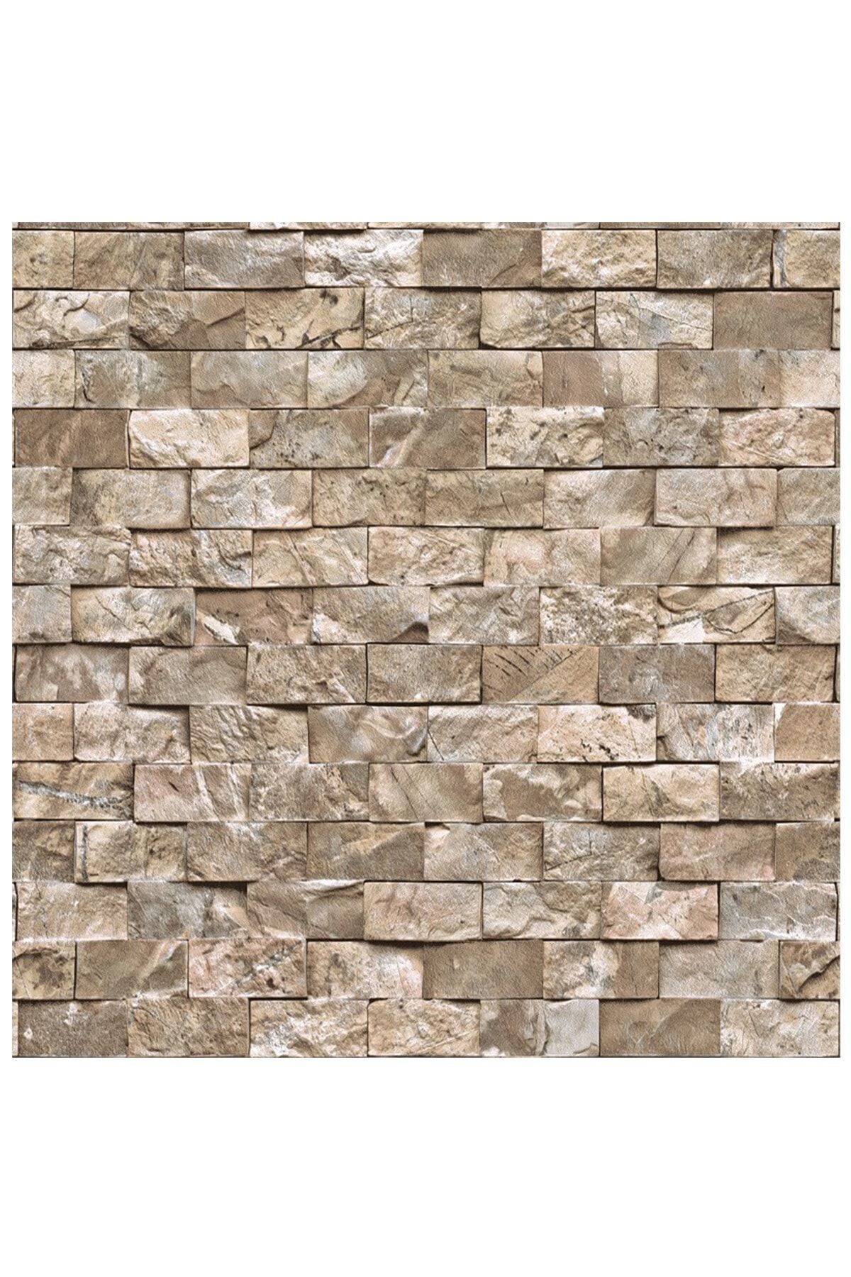 EXCLUSIVE 3 Boyutlu Taş Desenli Duvar Kağıdı (5m²) 9100 Fiyatı