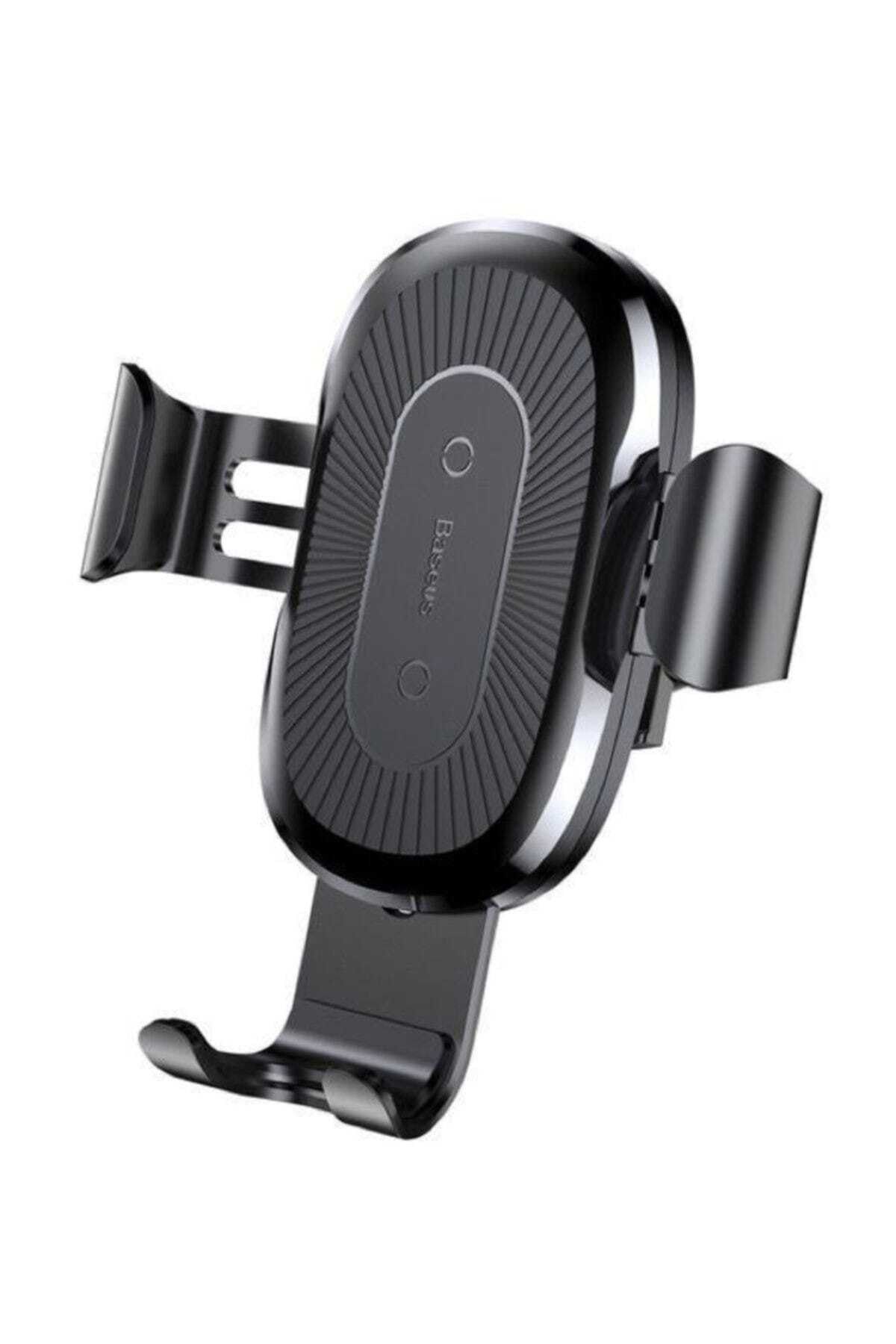 Baseus Gravity Kablosuz Şarjlı Araç Içi Telefon Tutucu Siyah