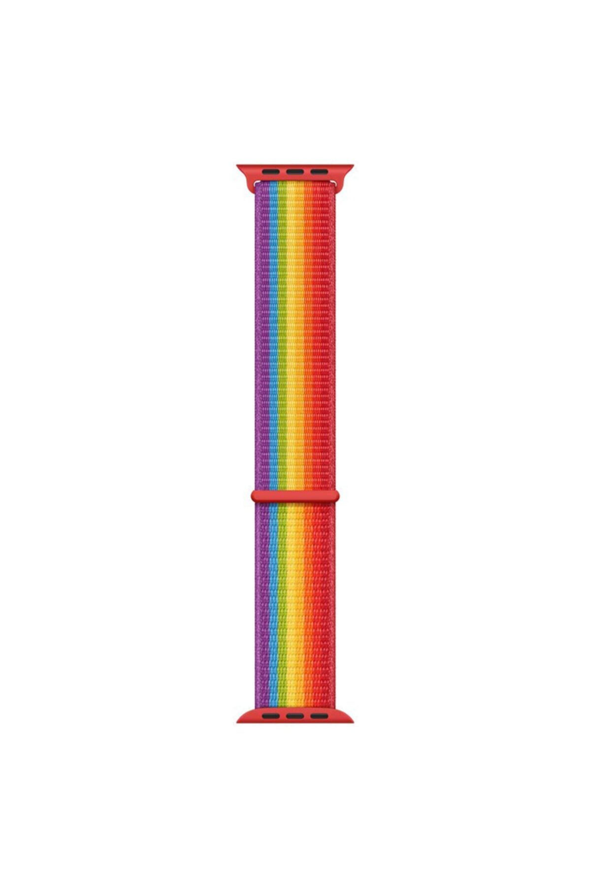 Microsonic Watch Series 6 44mm Hasırlı Woven Sport Loop Pride Edition Kordon