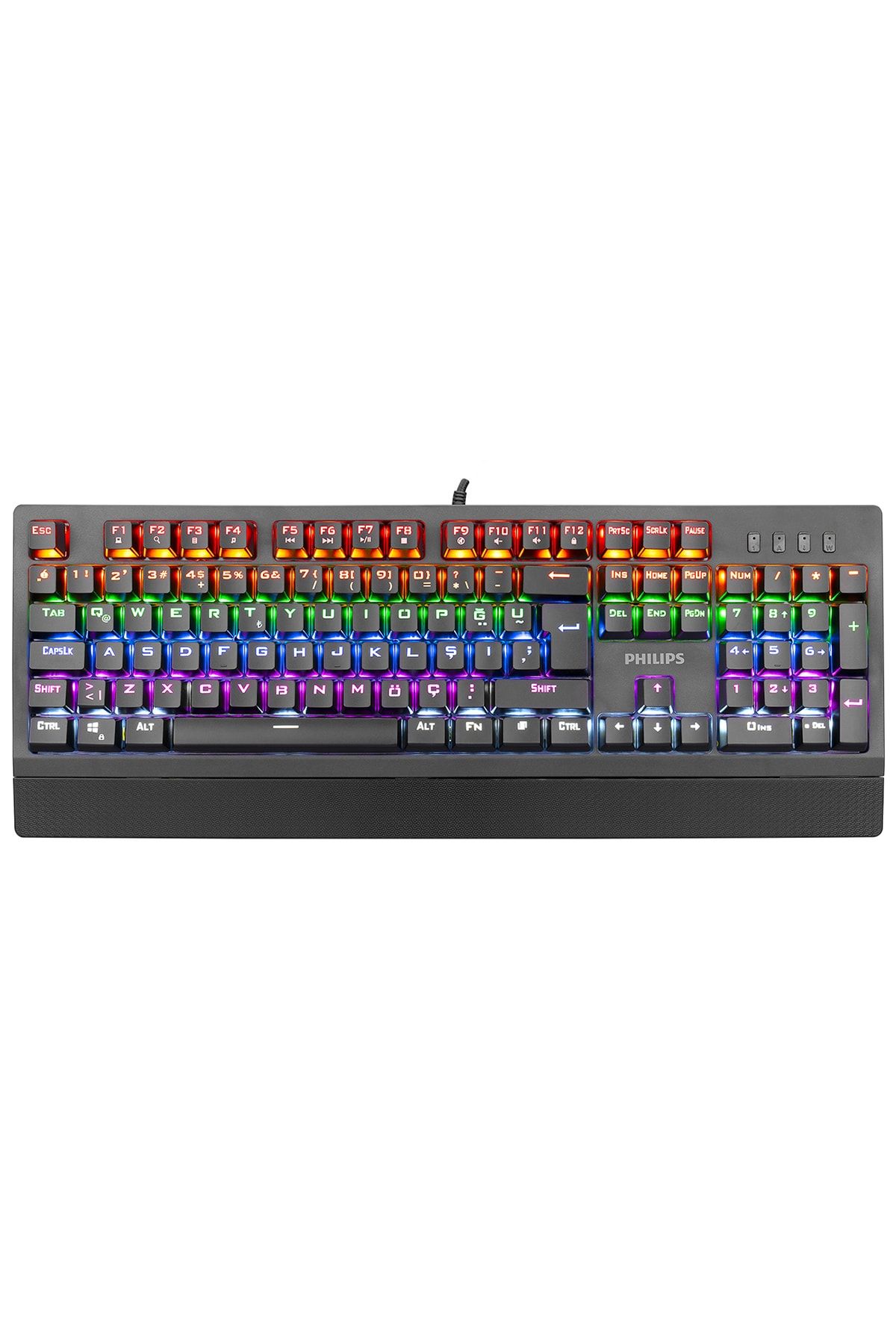 Philips Momentum Spk8403/62 Rainbow Lighting Aydınlatmalı Mekanik  Mechanical Usb Gaming Klavye