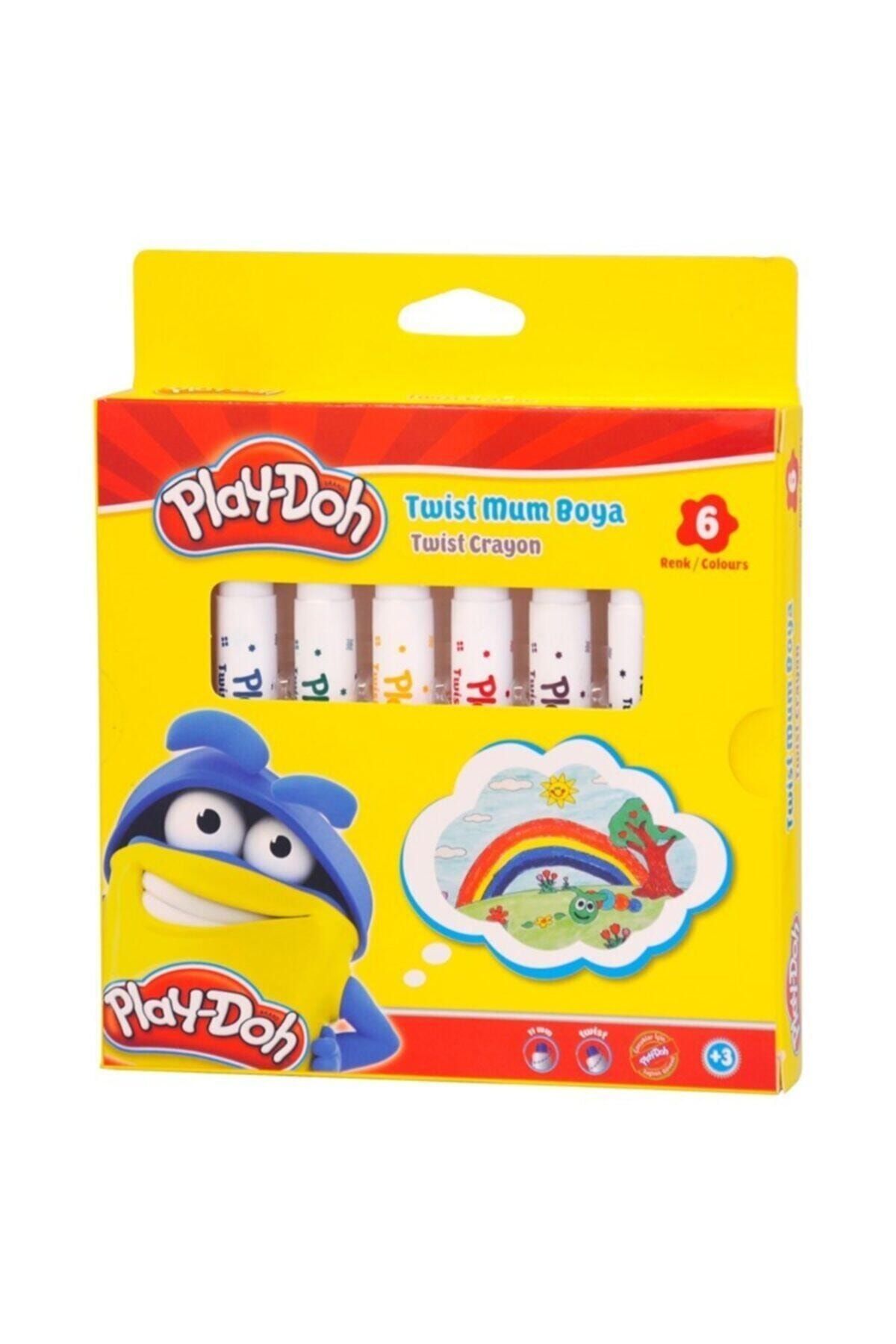 Play Doh Play-doh 6 Renk Silinebilir Crayon Mum Boya Cr007