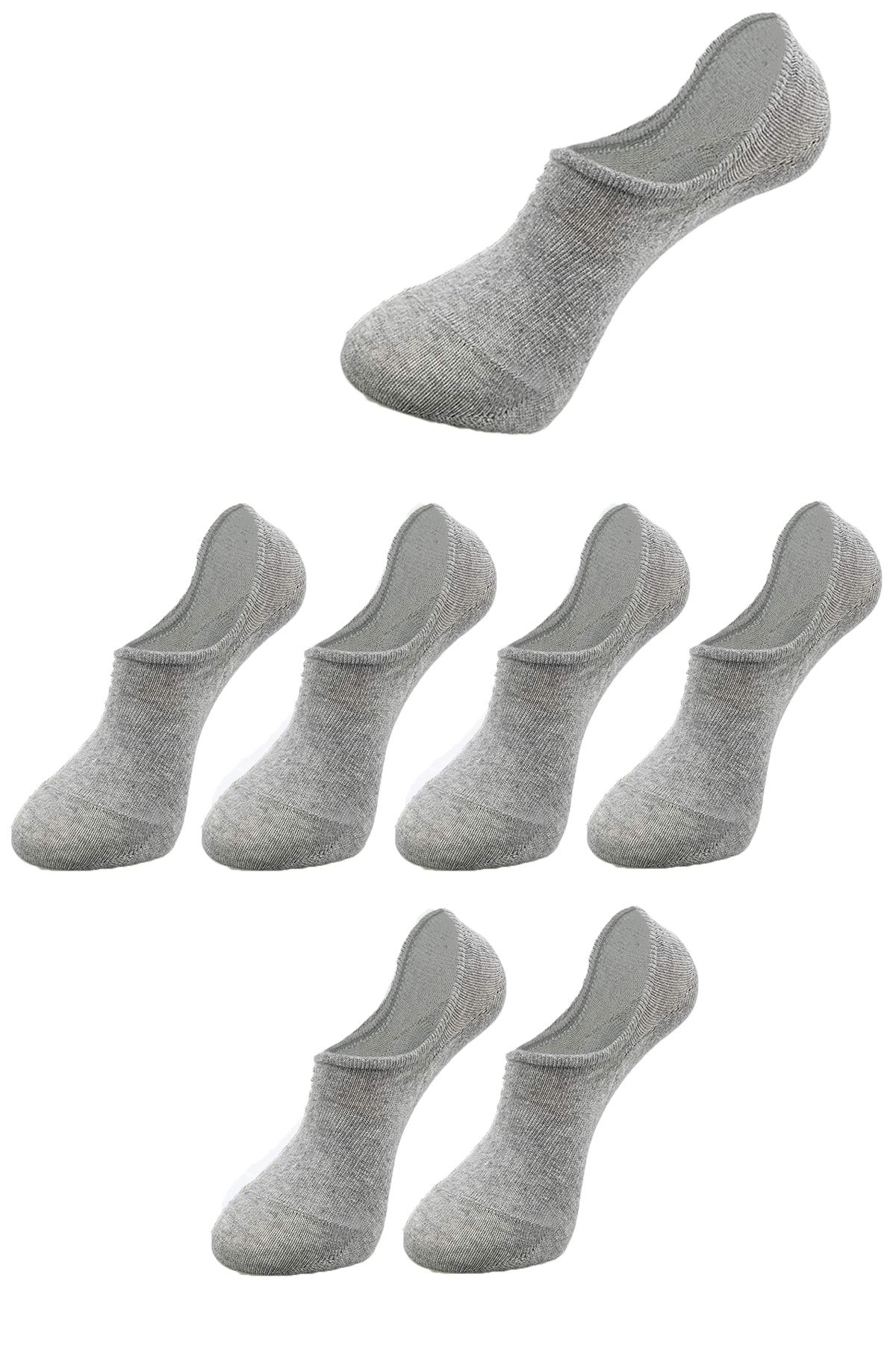BGK Unisex Pamuklu Görünmez Sneakers Çorap 6 Çift