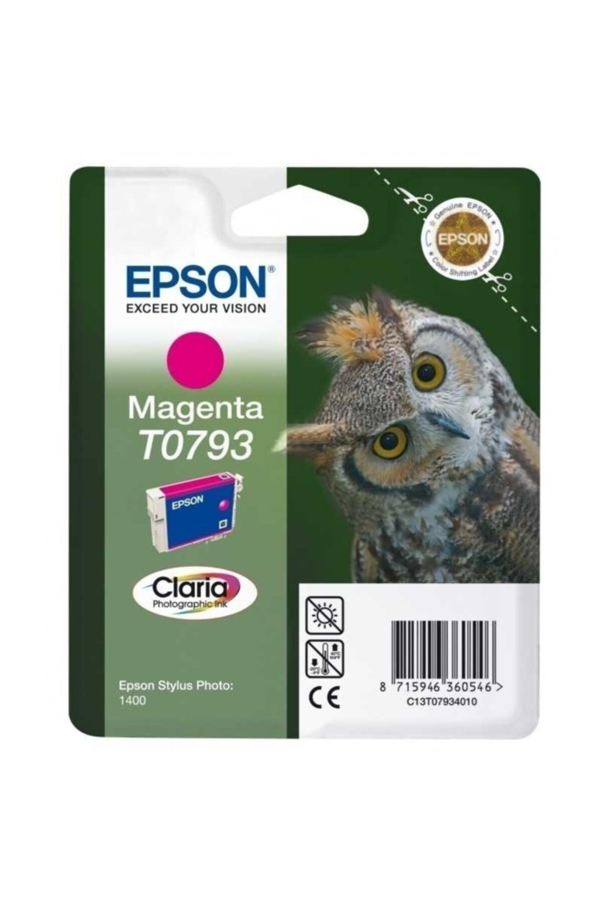 Epson T0793-c13t07934020 Kırmızı Orjinal Kartuş
