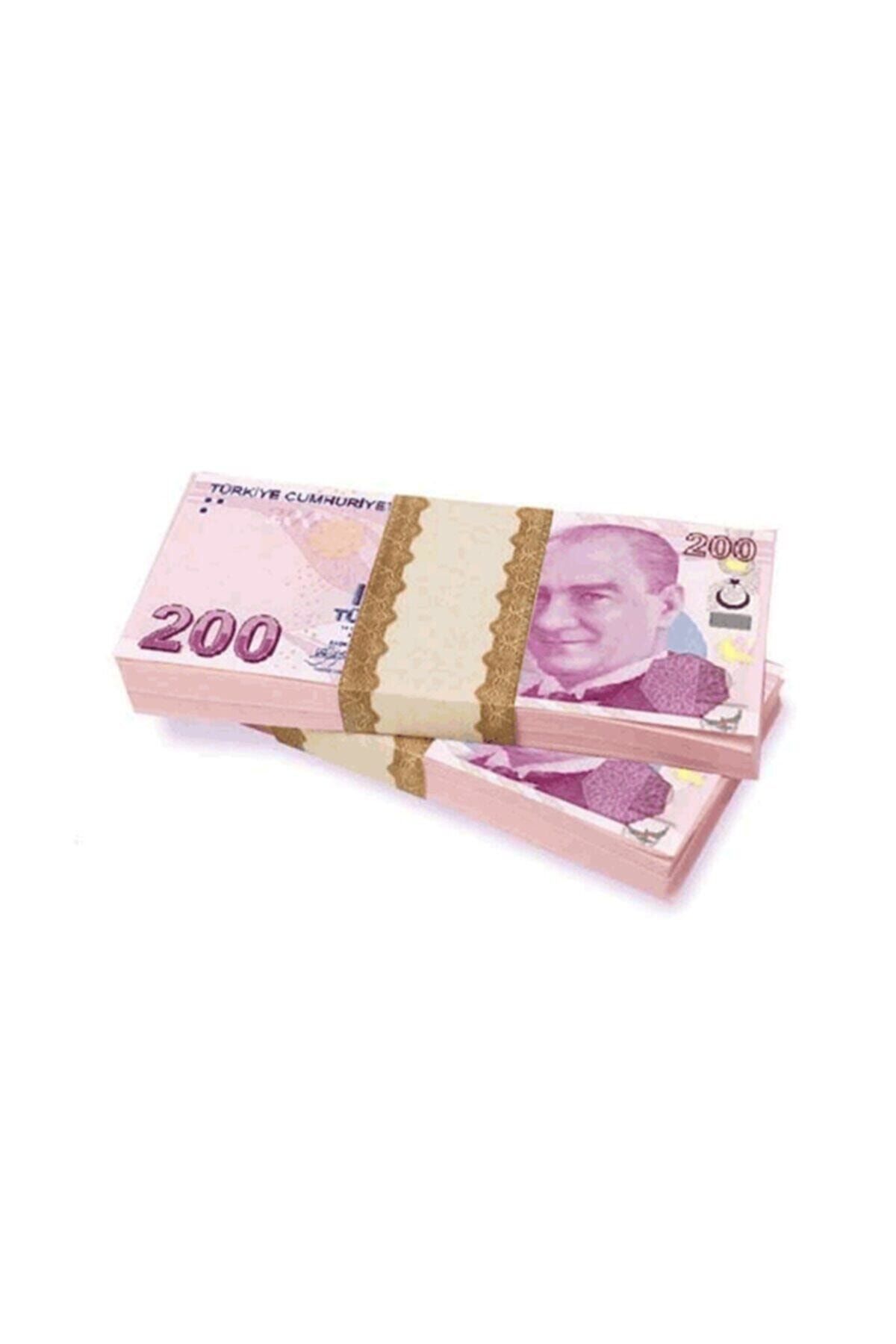OLCAY CENTER Sahte Geçersiz Düğün Parası - 100 Adet 200 Tl