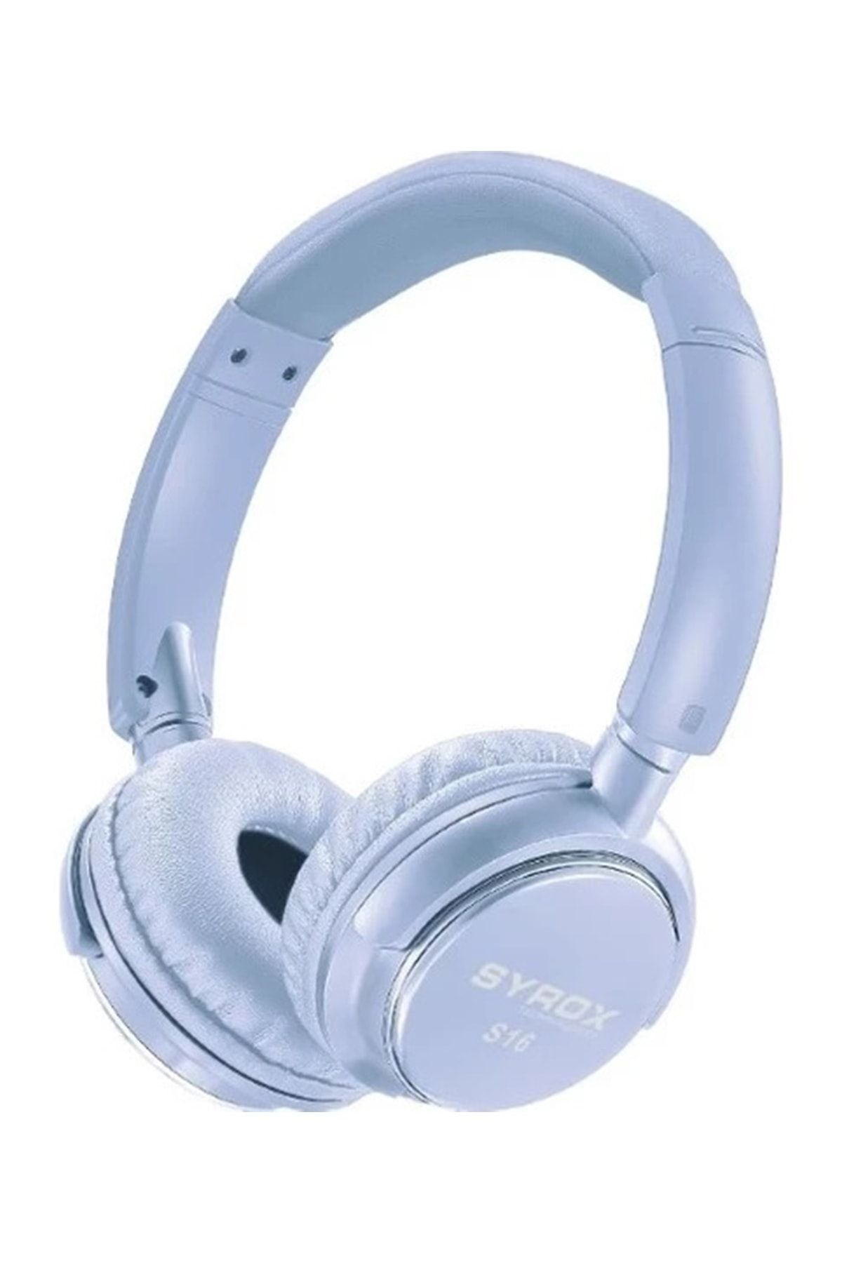 Syrox Mavi Kablosuz Bluetooth Kulaküstü Kulaklık