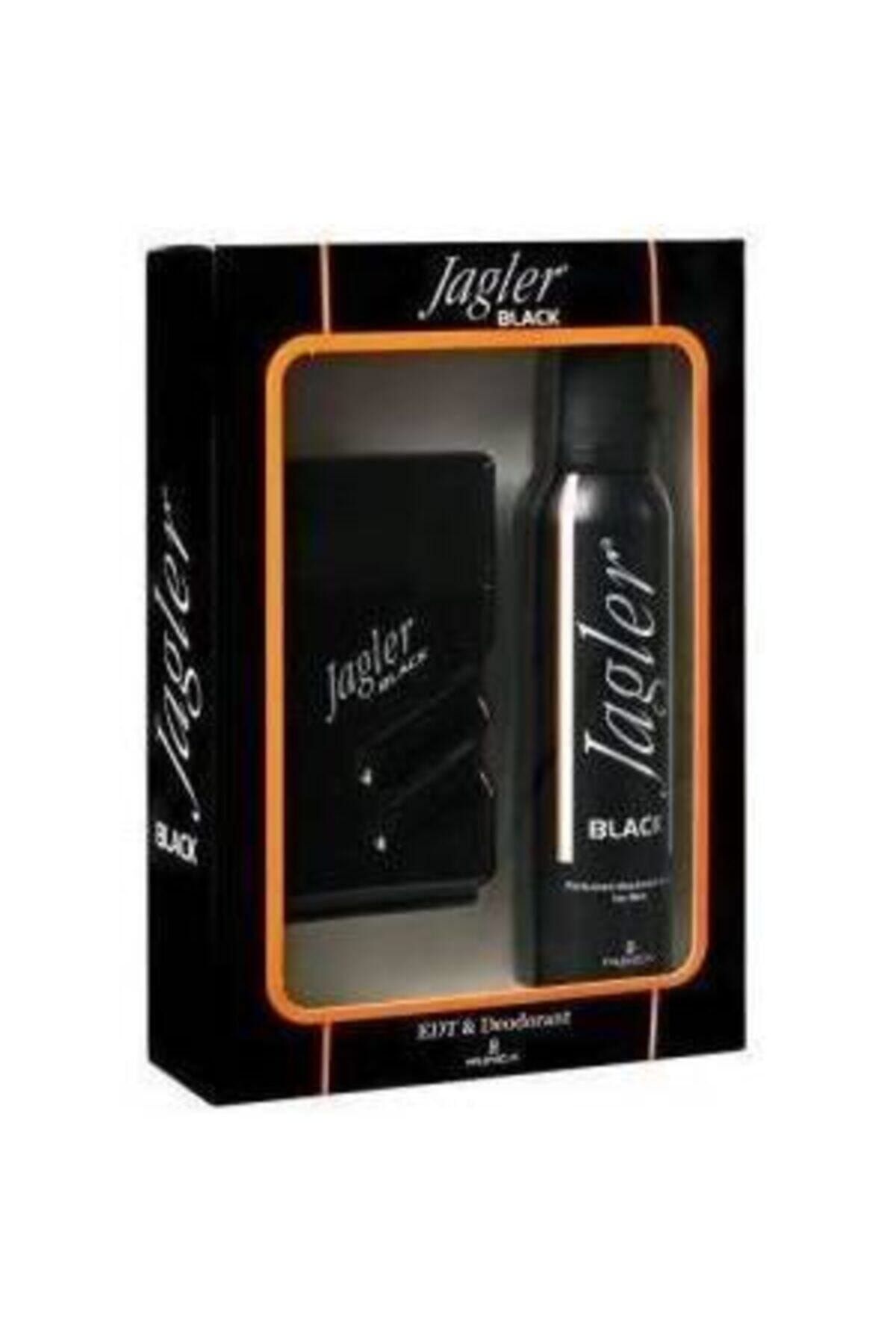 Jagler Black Edt 90 ml Erkek Parfüm +Deodorant Set YLDZTCRTSY-BRKD-5615