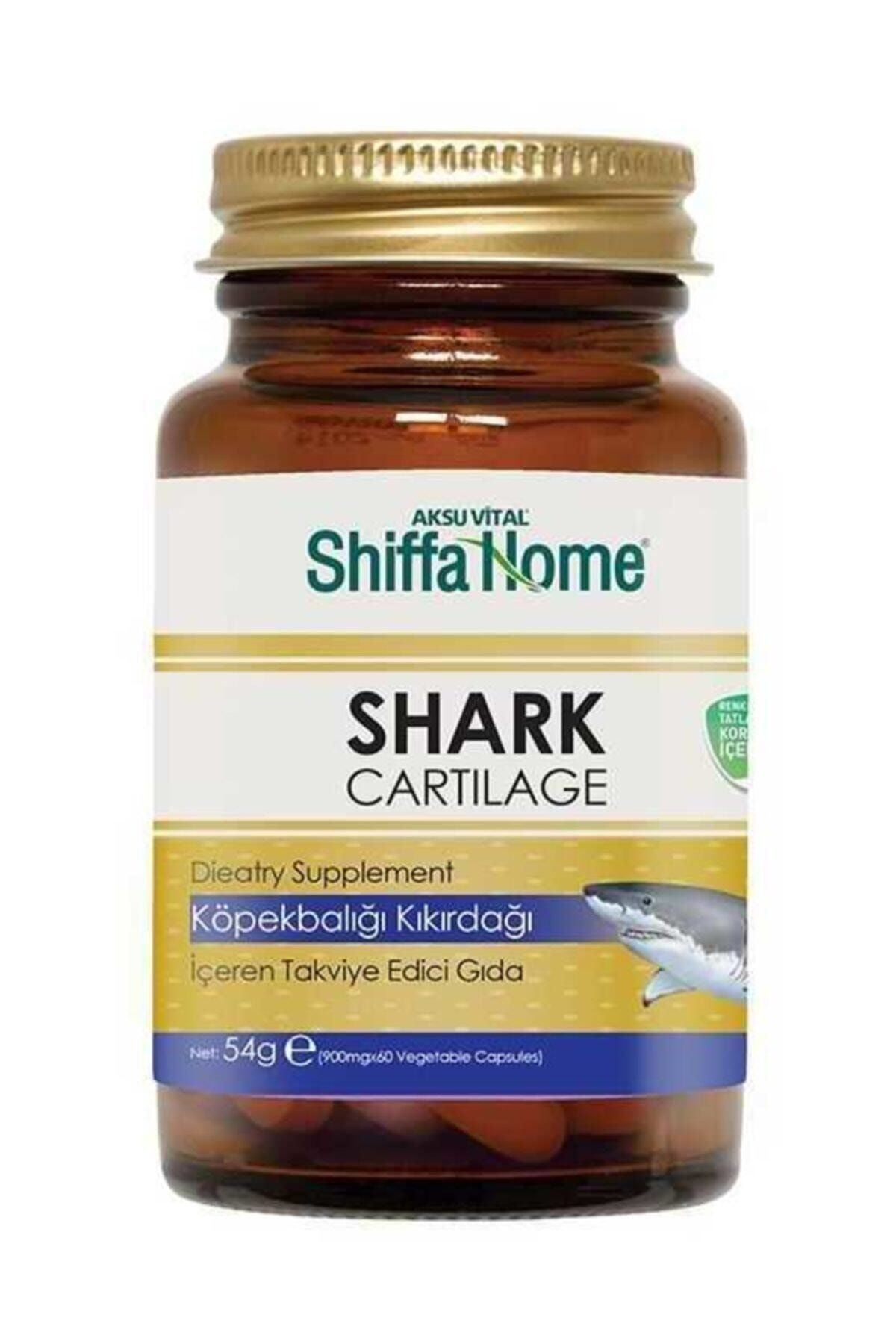 Shiffa Home Köpek Balığı Kıkırdağı Kapsül 60lı (2 Adet)