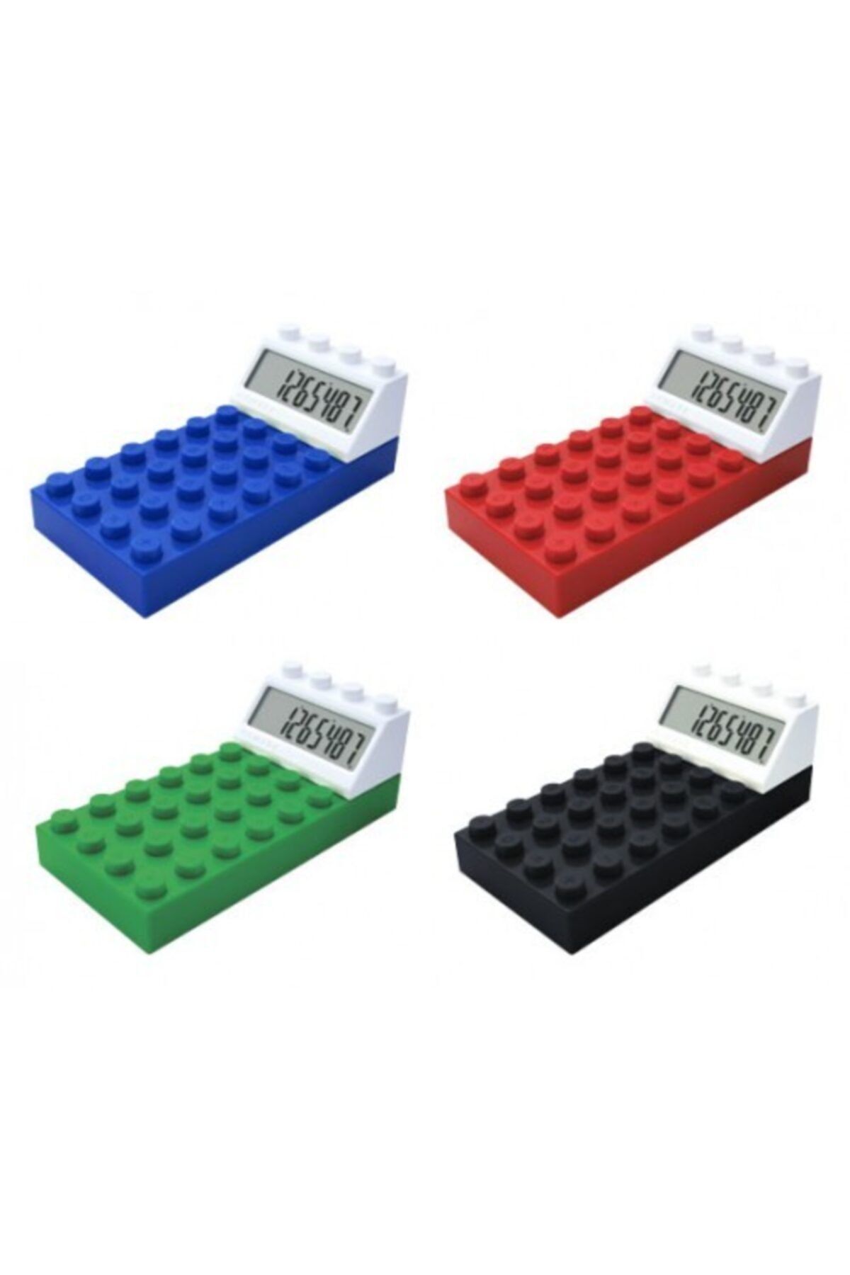 Genel Markalar "LEGO Görünümlü Hesap Makinesi: Hesaplamalarınıza Renk Katın, Eğlenceli ve Fonksiyonel Bir Cihaz