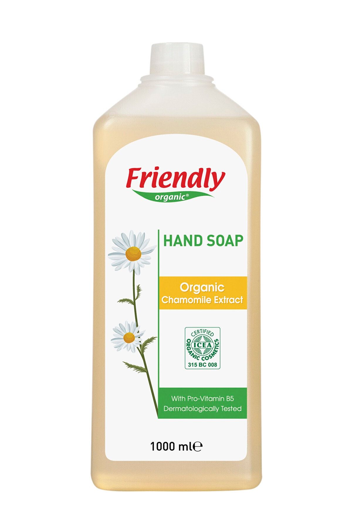 Friendly Organic Sıvı El Sabunu Papatya Ekstraktı - 1000 ml