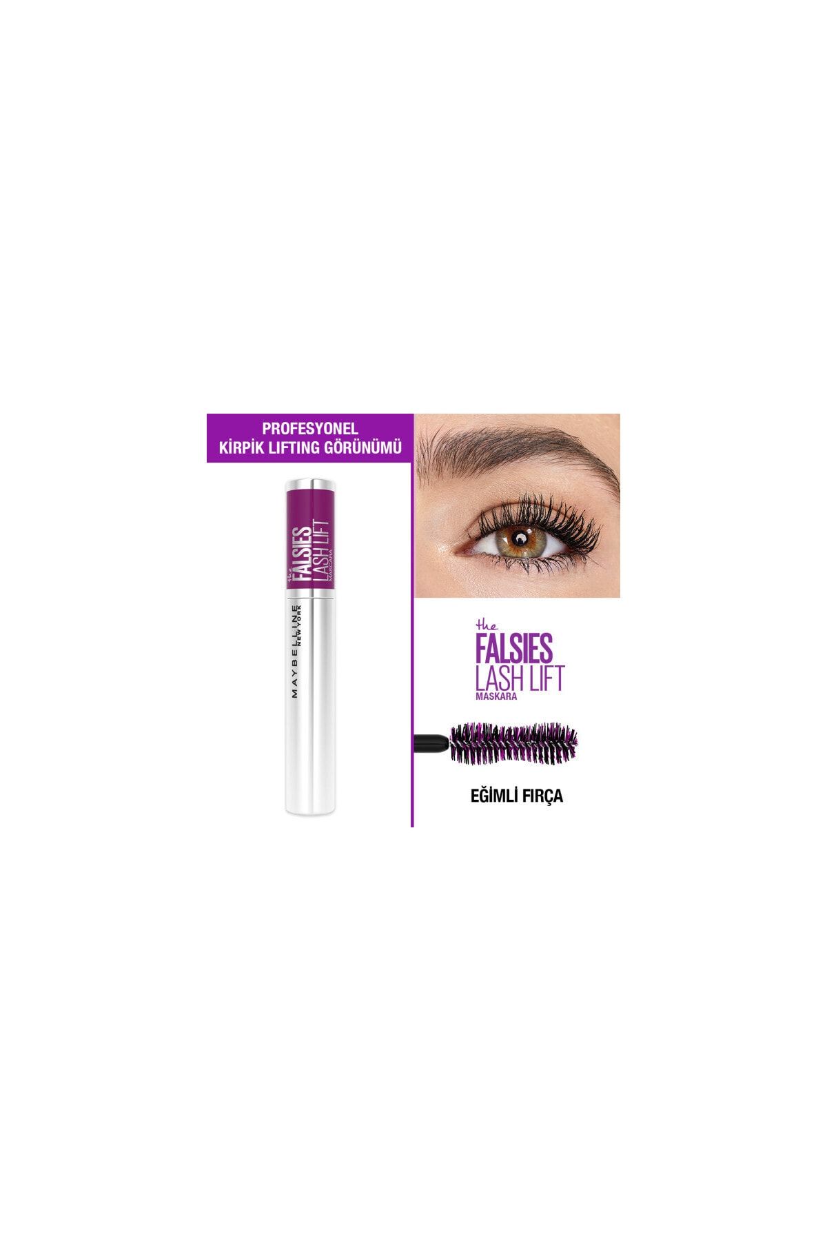 Falsies Lash Lift Kaldırma Etkili Siyah Maskara_4