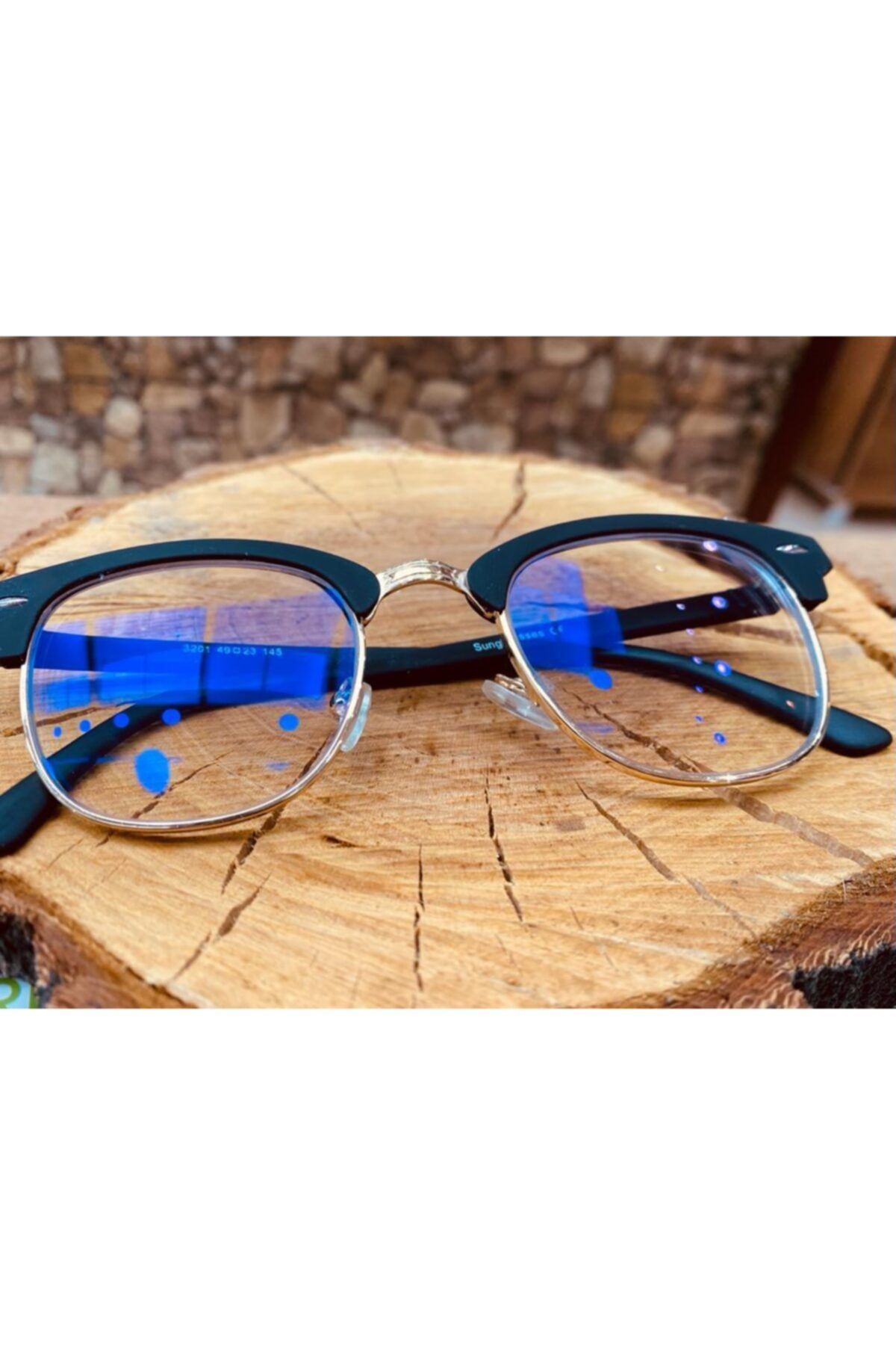 UBK Eyewear Numarasız Mavi Işık Engelleyici Gözlük Clubmaster