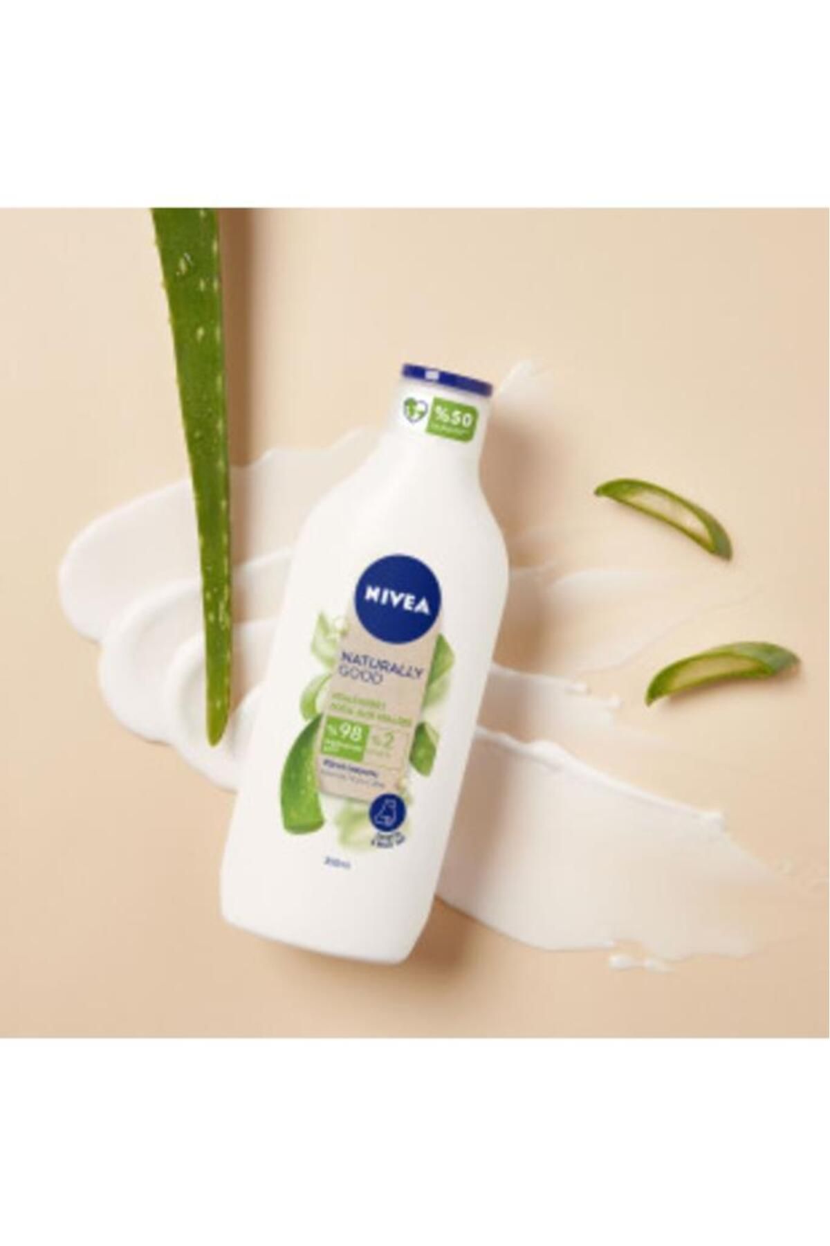 Naturally Good Vücut Losyonu Aloe Vera 350ml,normal/kuru Ciltler Için,48 Saat Nemlendirme_3