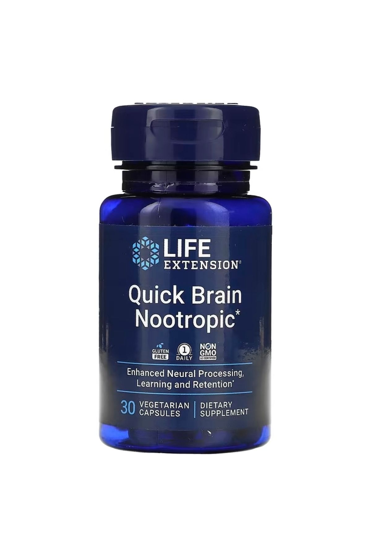 Life Extension Quick Brain Nootropic 30 Vegetarian Capsules