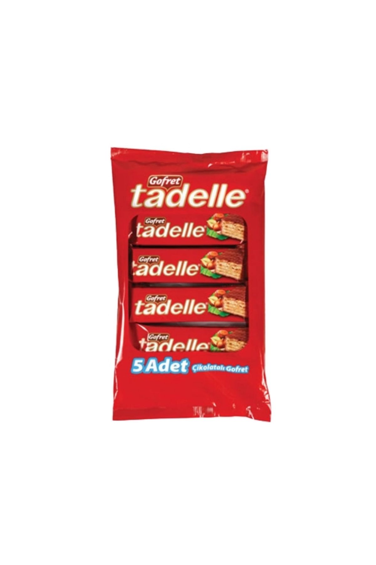 Tadelle Çikolatalı Gofret 5'li 175 Gr. (12'li)