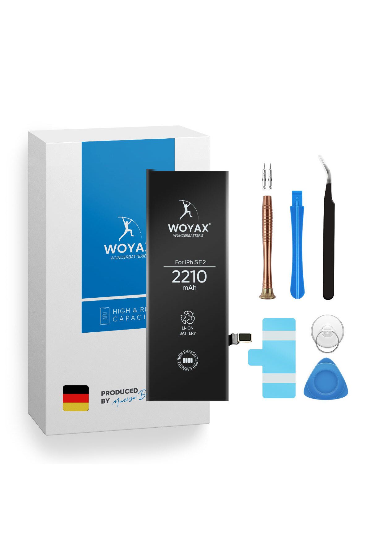 Woyax iPhone SE2 Uyumlu Premium Batarya 2210mAh