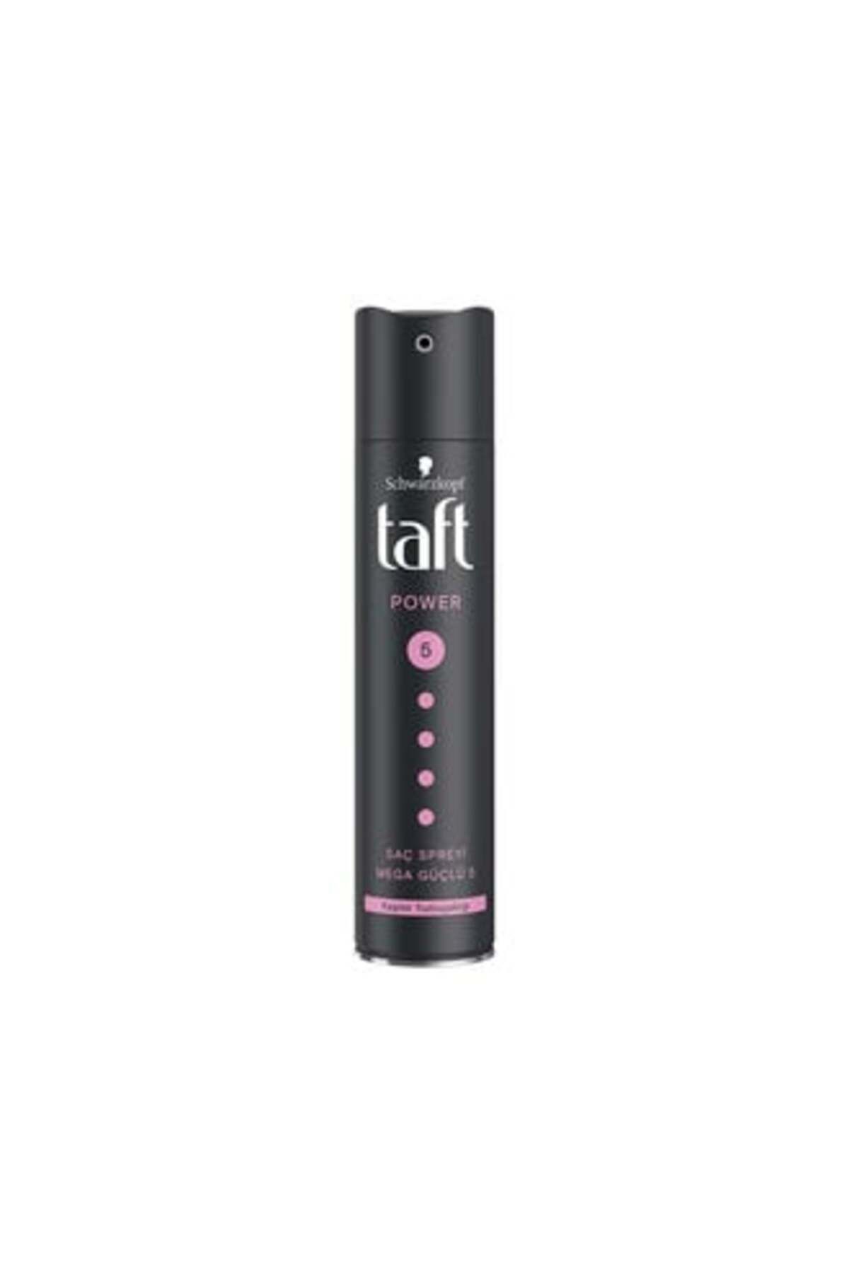 Taft Power Mega Strong Hold and Cashmere Touch Effective Hair Spray (1 Piece)