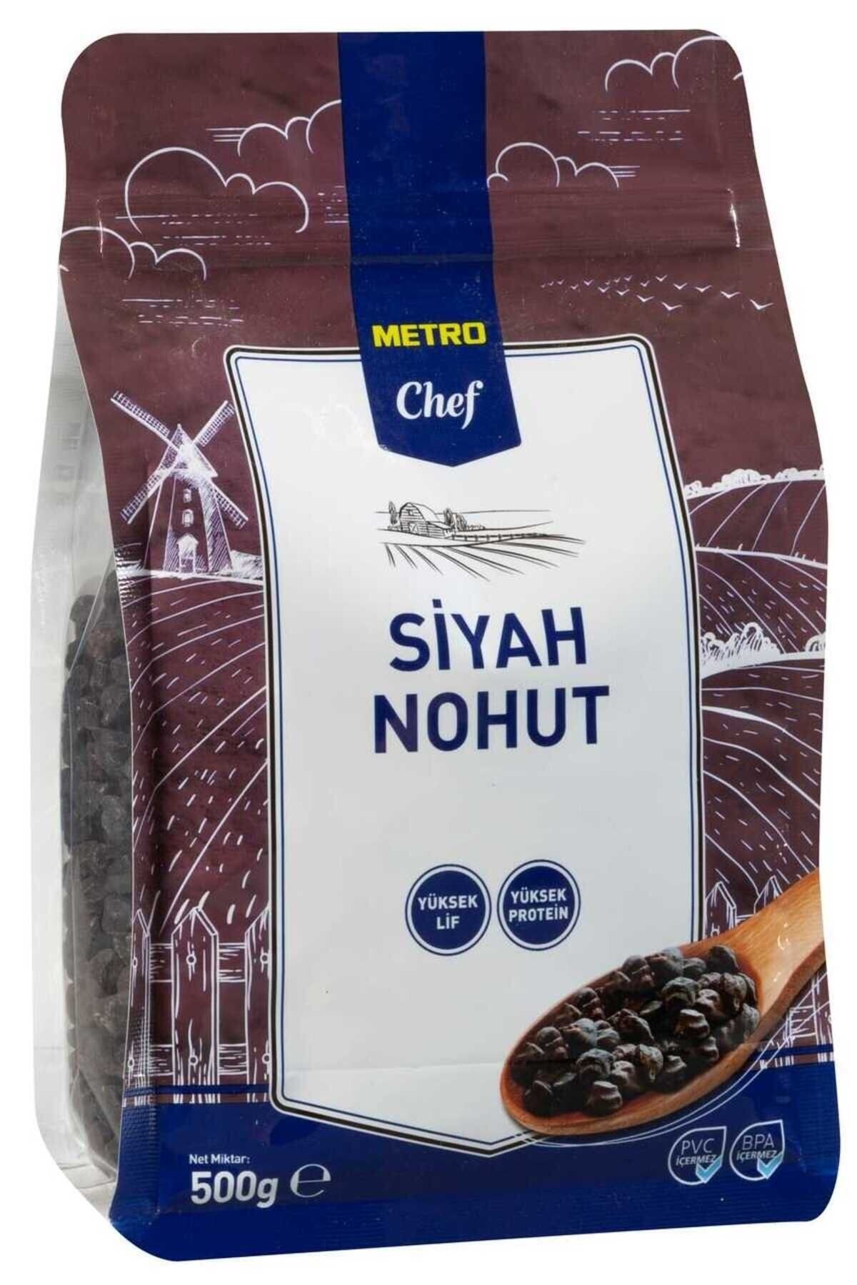 Metro Chef Siyah Nohut 500G 2 PAKET Tohum Bakliyat Baklagil