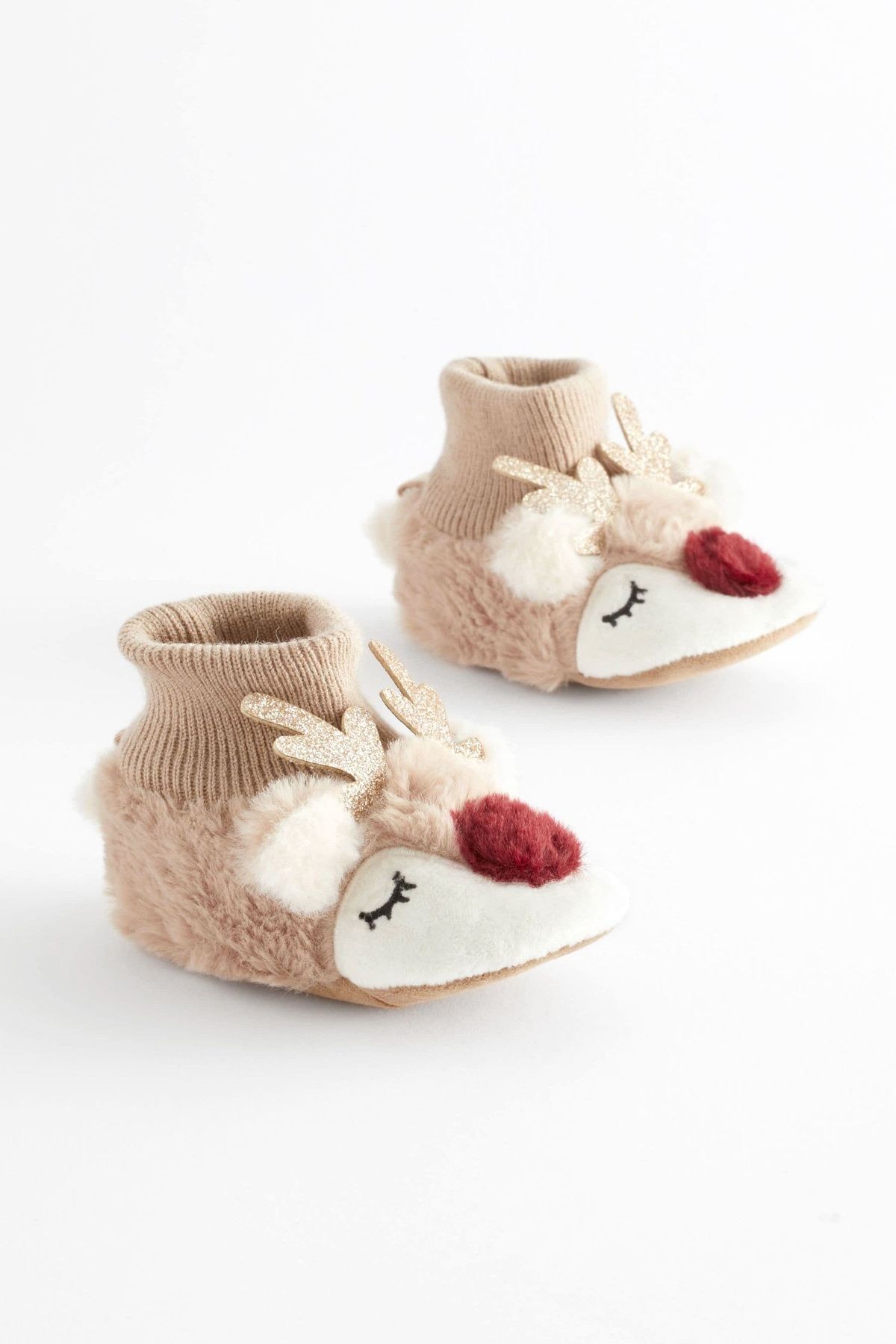 Next Baby Geyik Detaylı Yılbaşı Temalı Bebek Ayakkabısı