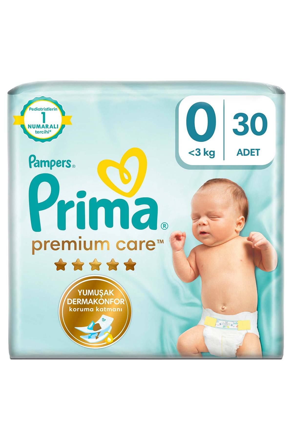 Prima Bebek Bezi Premium Care 0 Beden Prematüre Tekli Paket