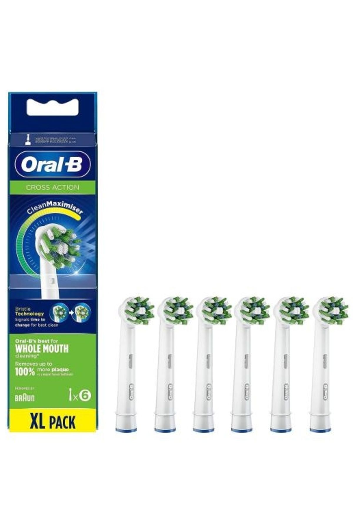 Oral-B Diş Fırçası Yedek Başlığı Clean Maximiser Cross Action 6 Lı