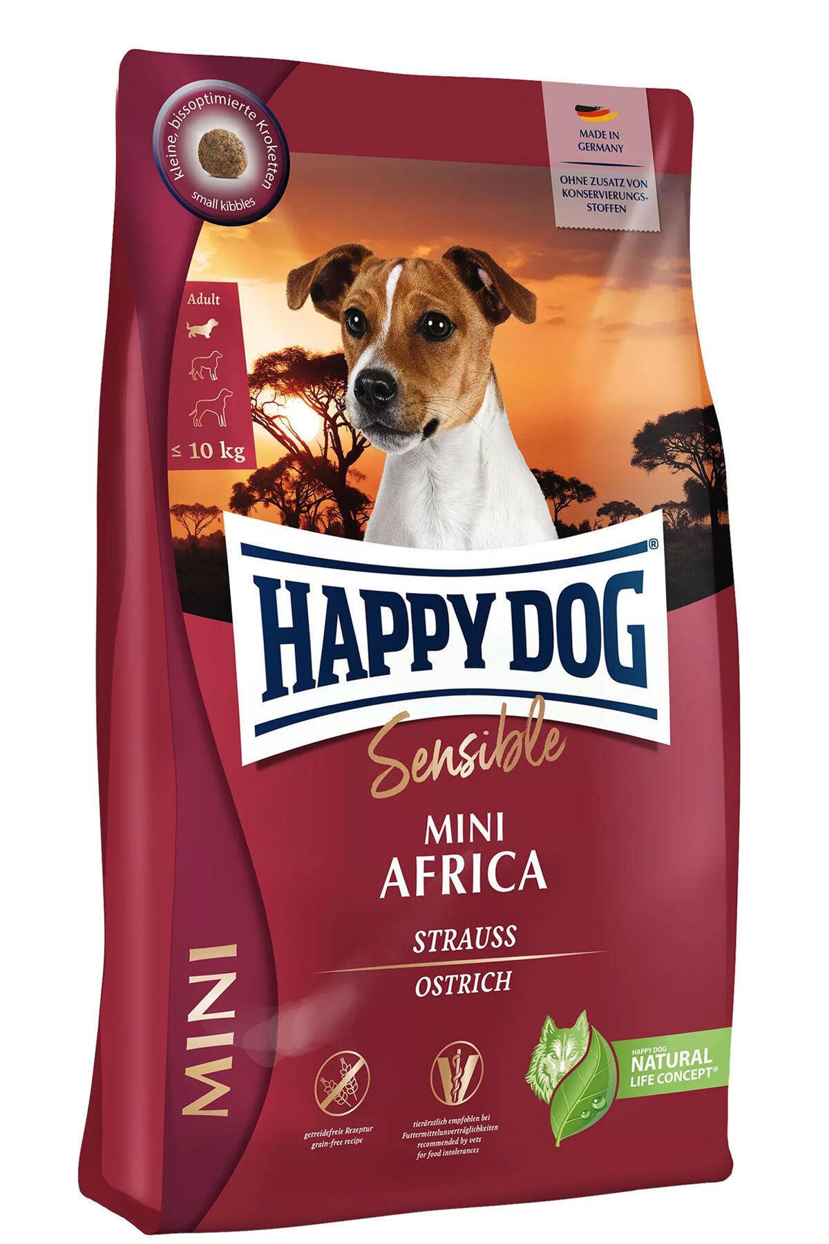 Happy Dog Mini Sensible Mini Africa 4 Kg