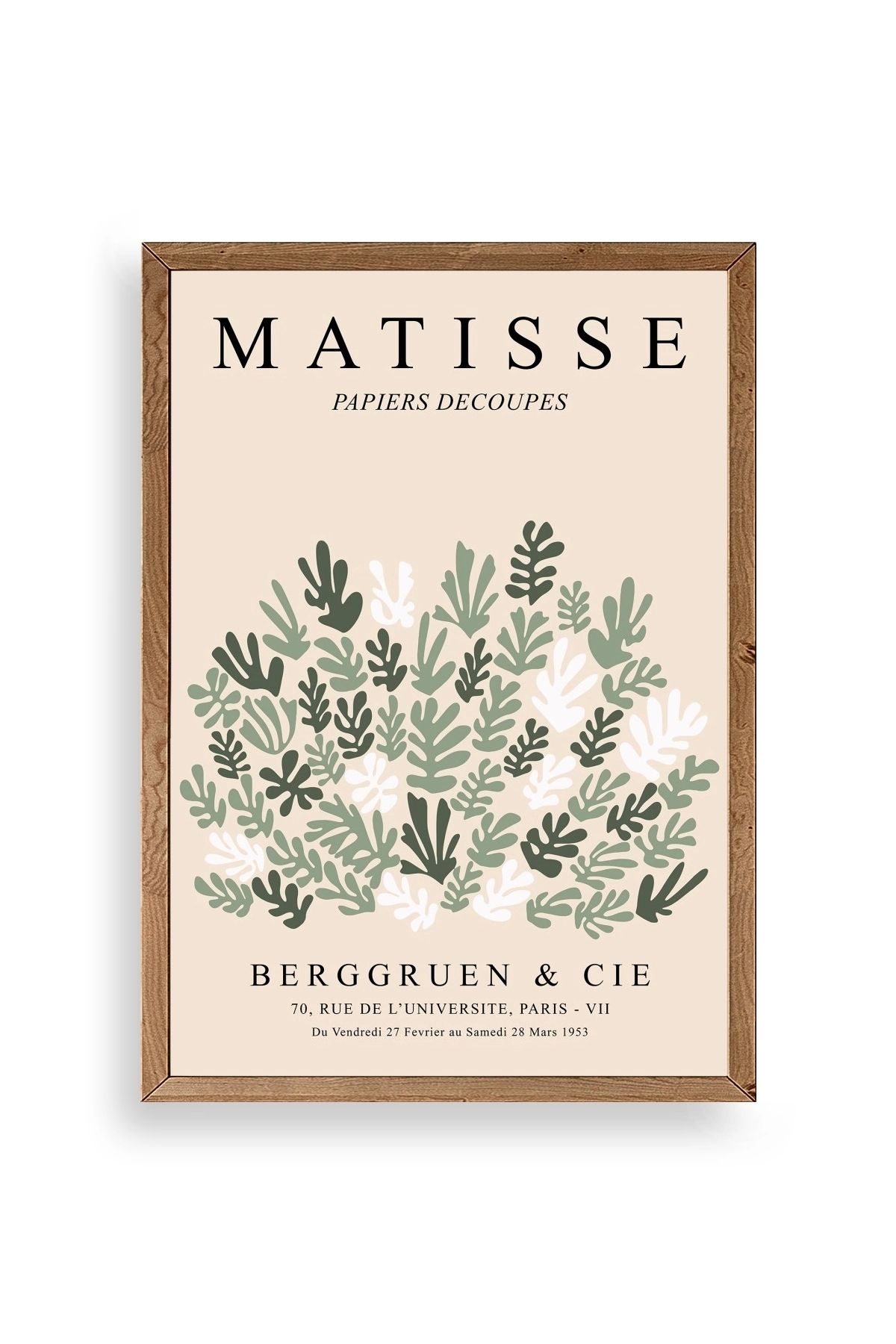 Hediyenikap Matisse Ahşap Çerçeveli Tablo